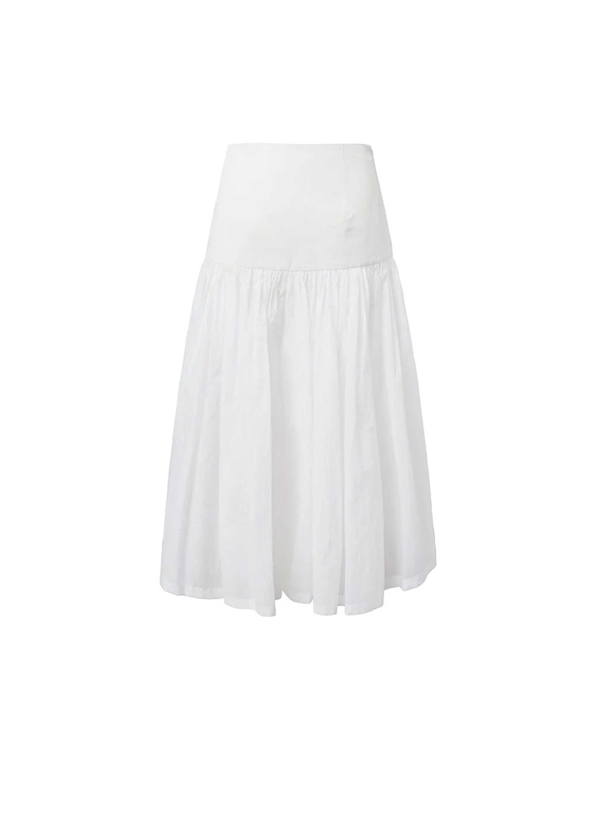 パンツ AMOMENTO shirring culotte pants white SHIRRINGCULOTTEPANTS_WHITE_1_1