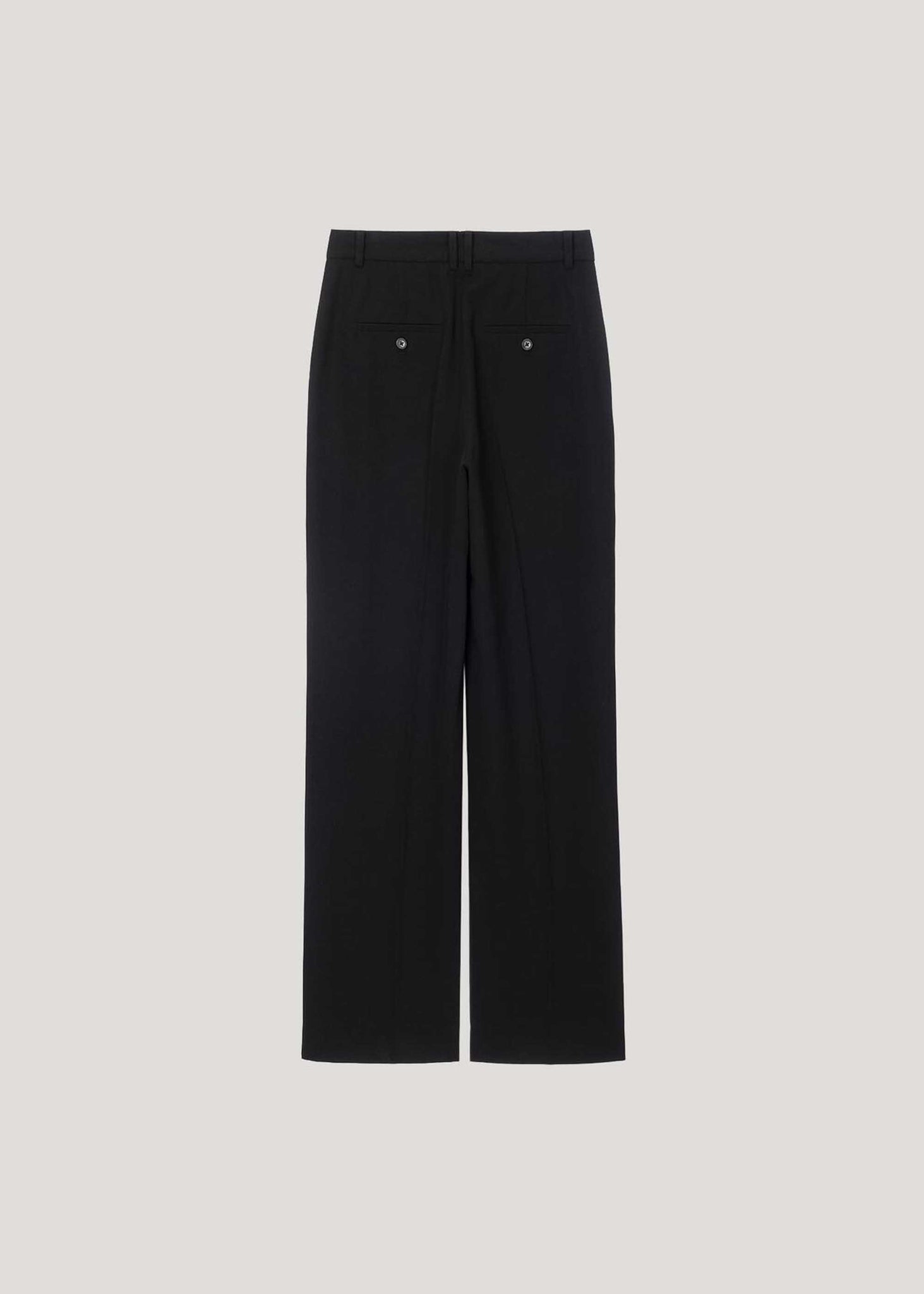 Black Straight Trouser