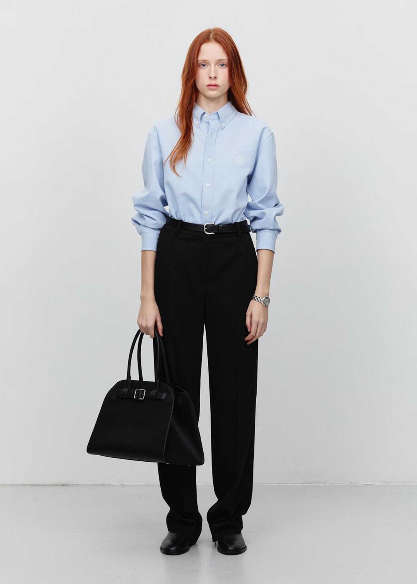 Black Straight Trouser