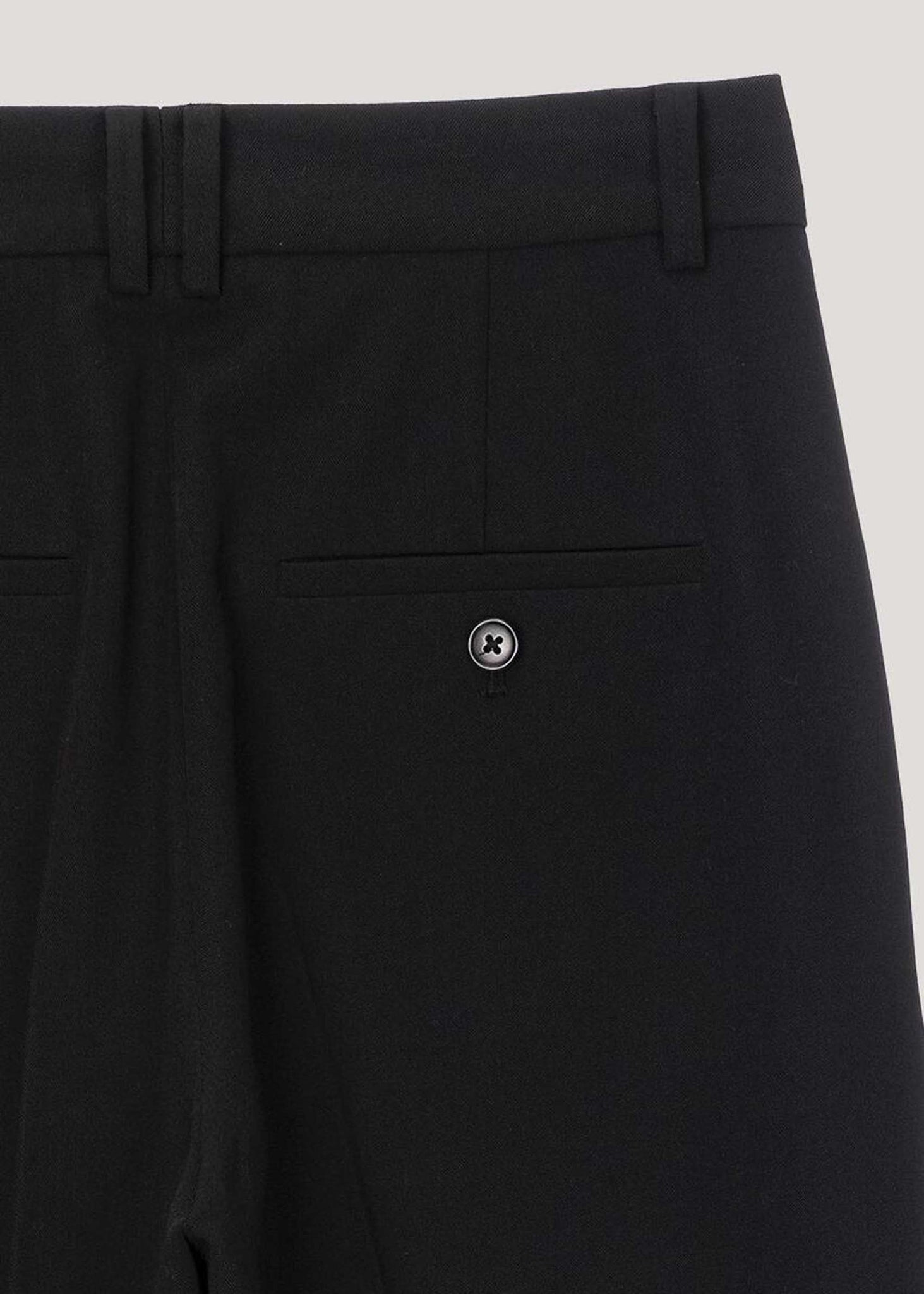 Black Straight Trouser