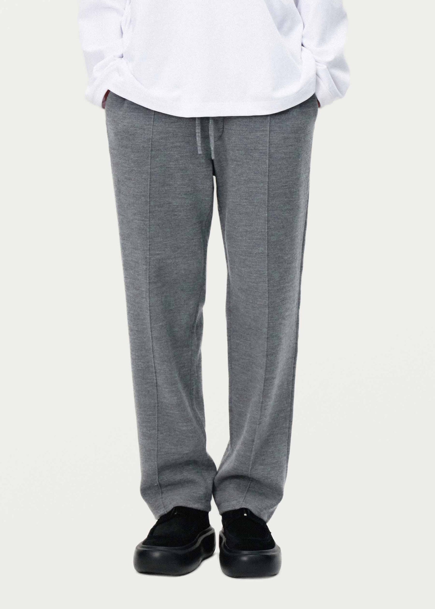 Grey Wool Sweatpants