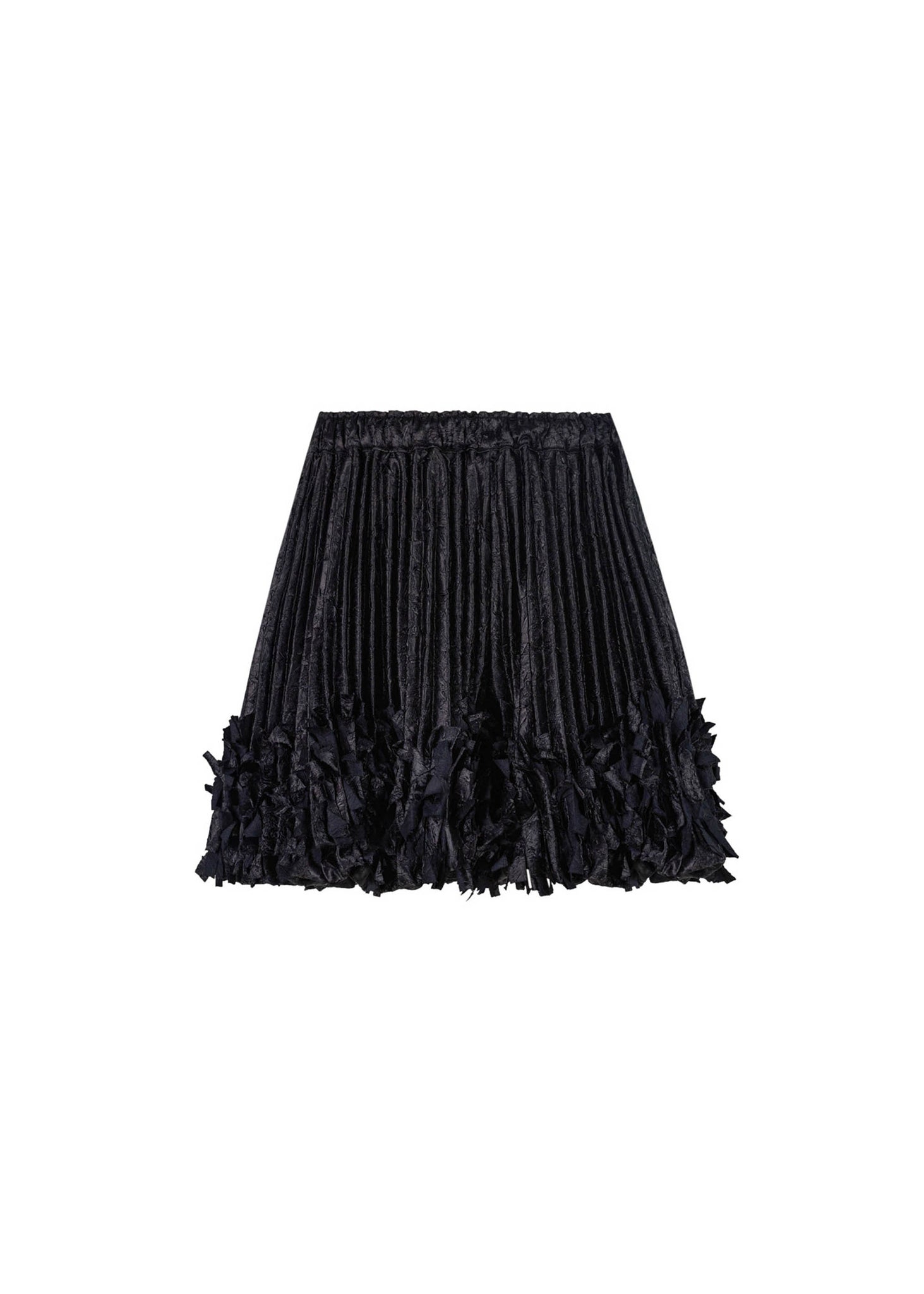 Black Pleats Shorts - 157Moments