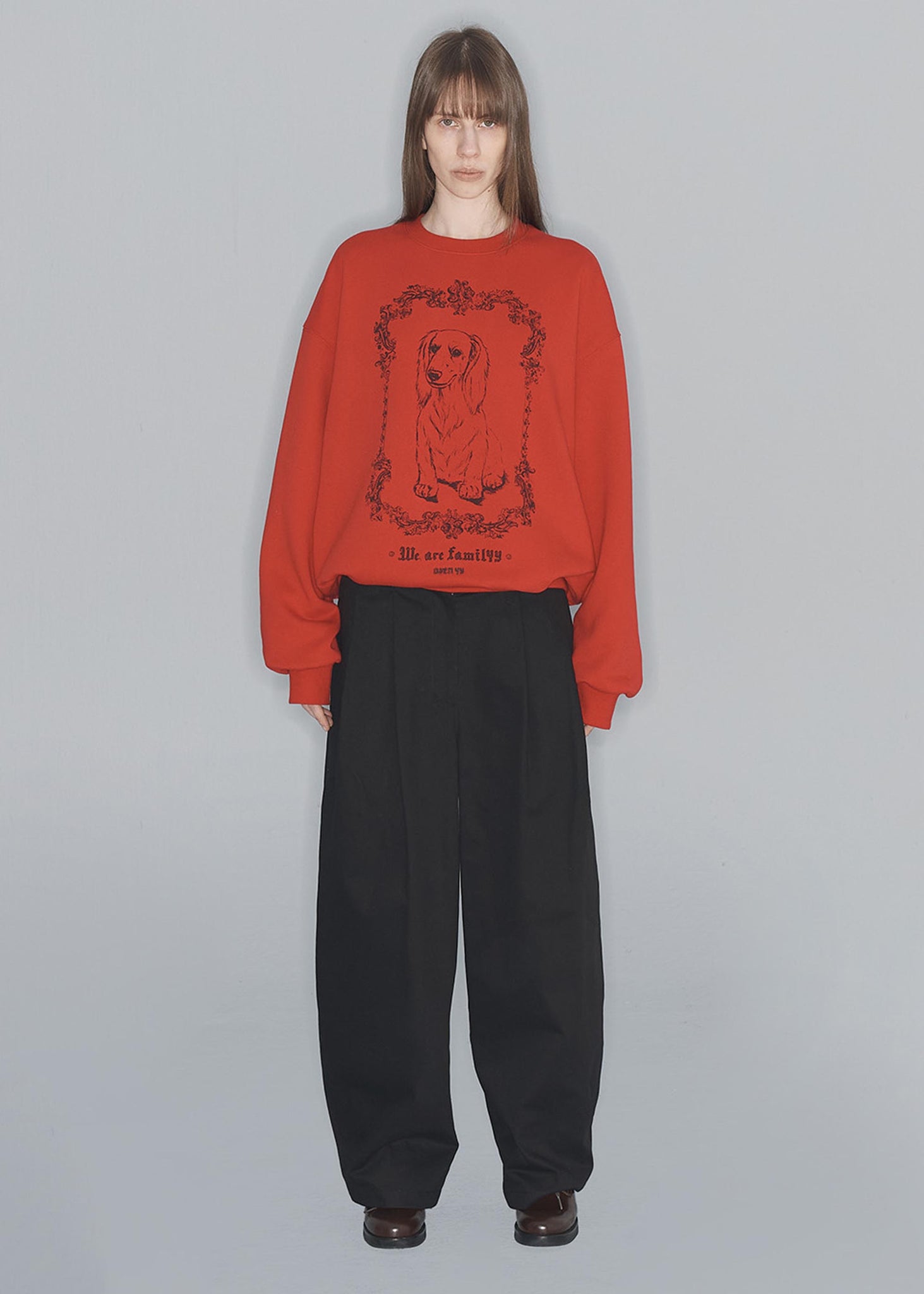 Red Puppy Sweatshirt