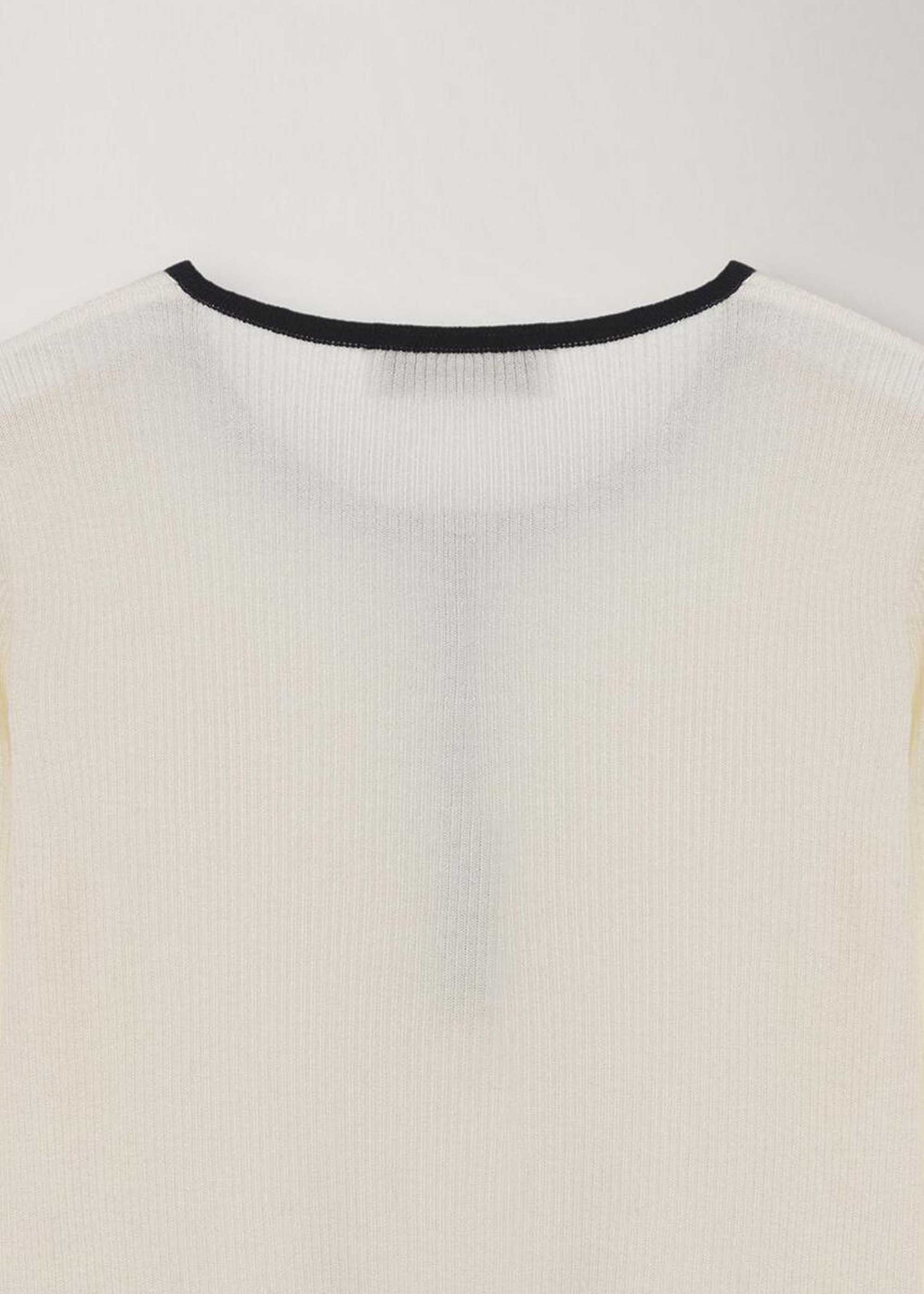 Off-White Rib-Knit Henley
