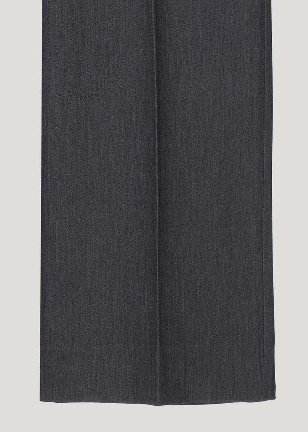 Dark Grey Straight Trouser