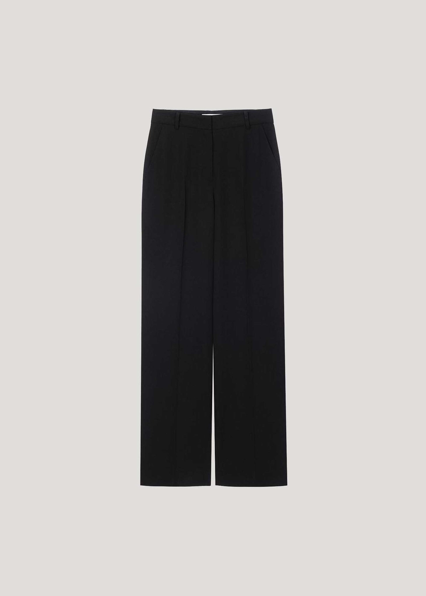 Black Straight Trouser
