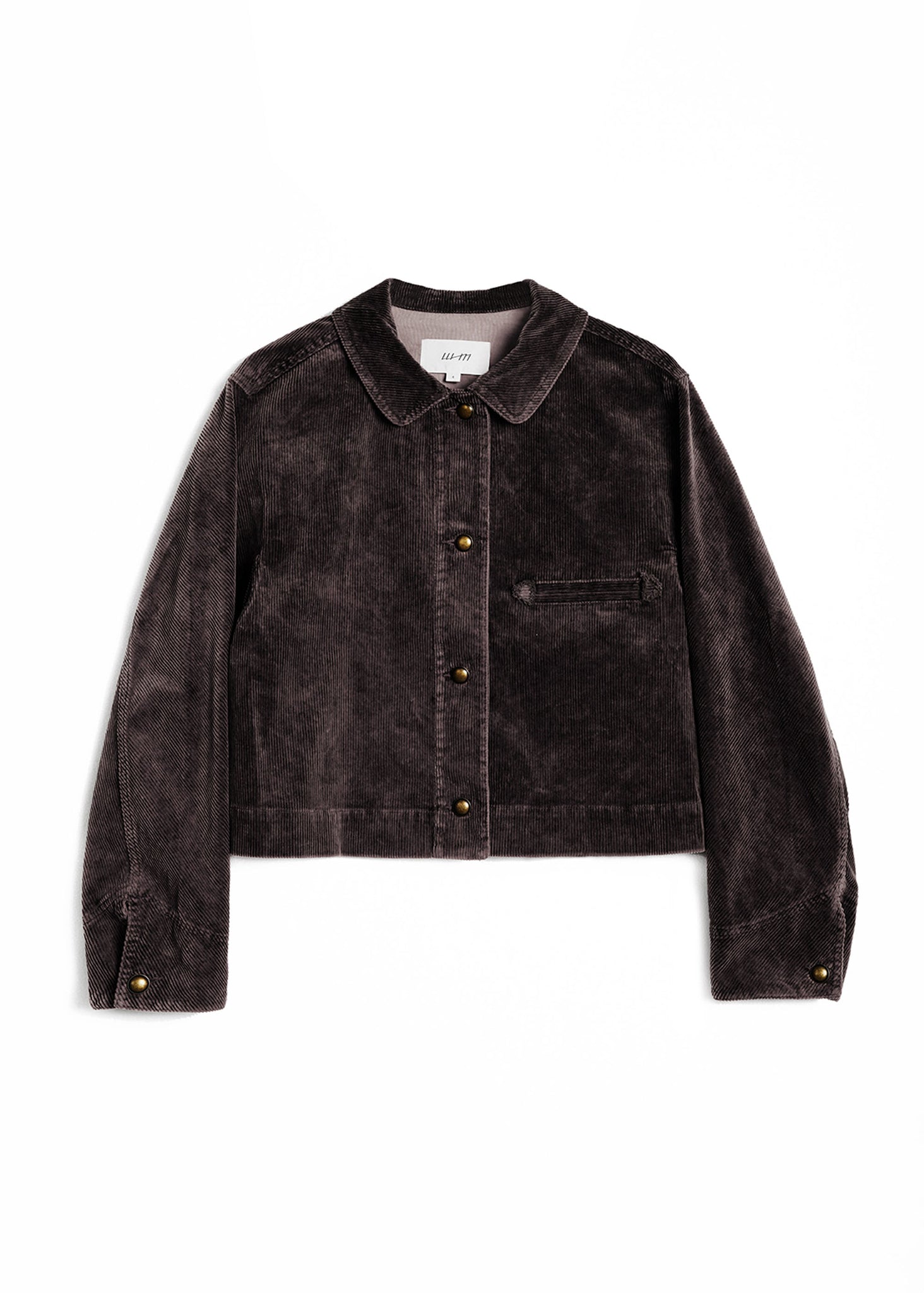 Black Faded Corduroy Jacket