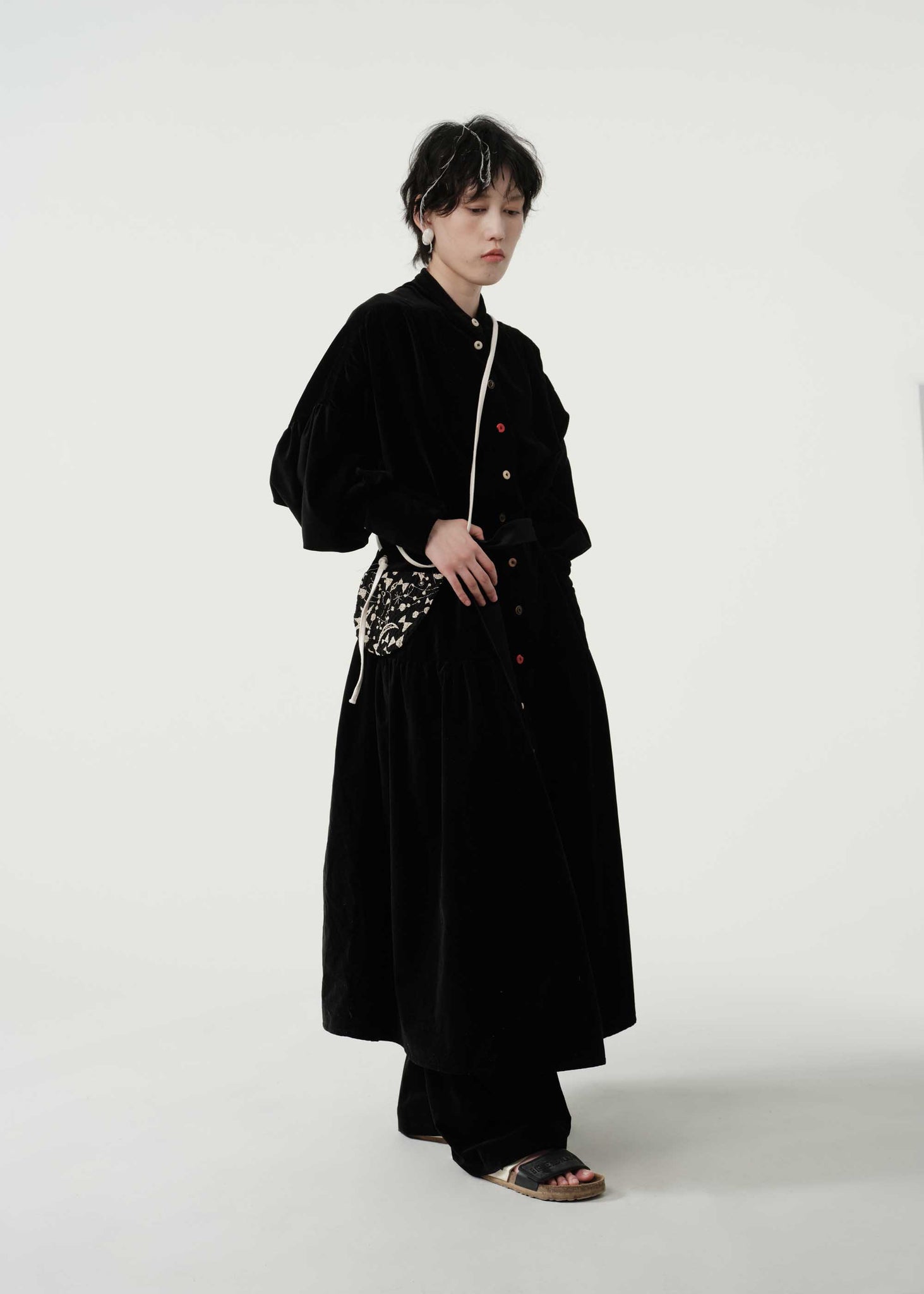 Black Midi Shirtdress