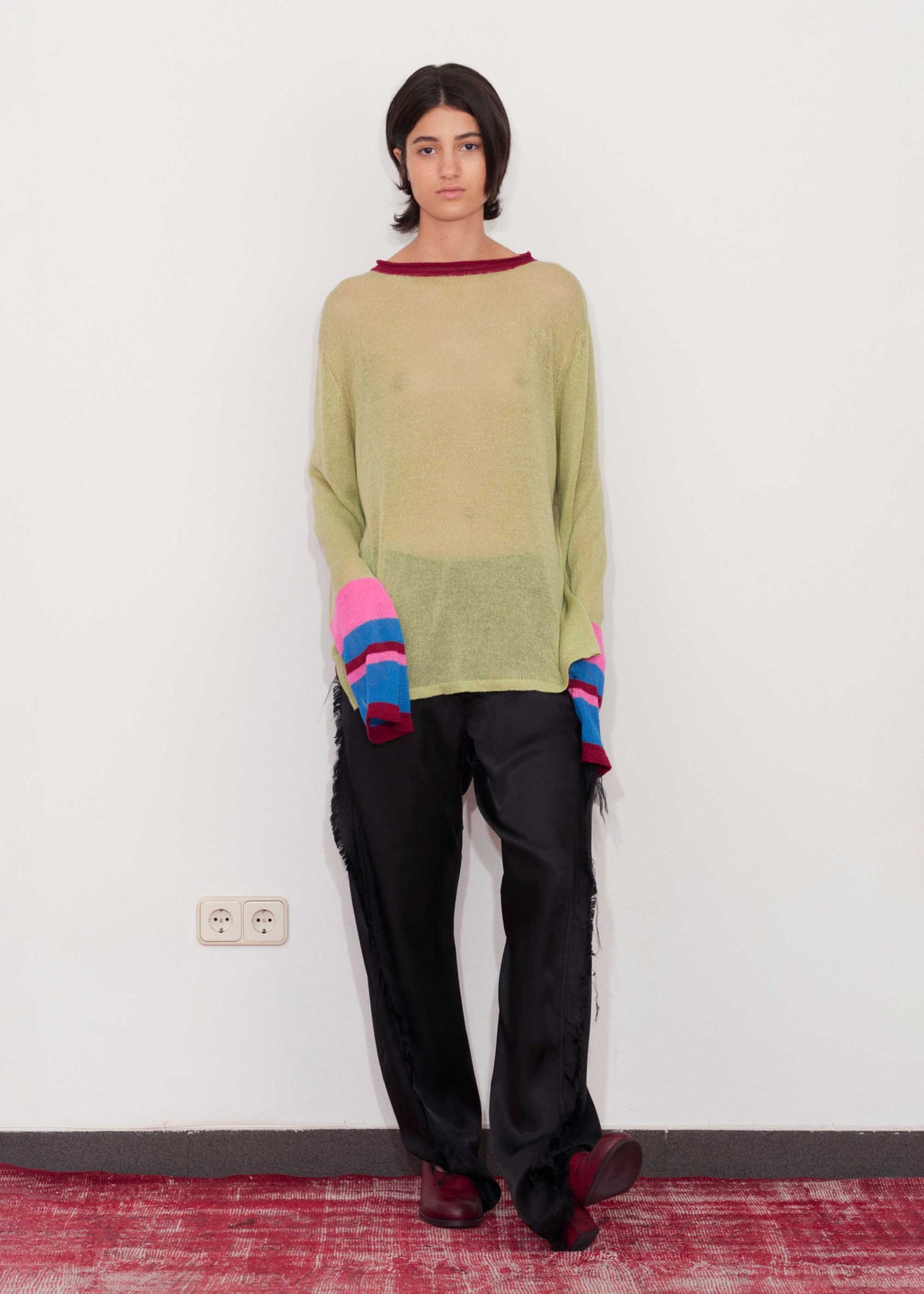 Beige Linen Sweater