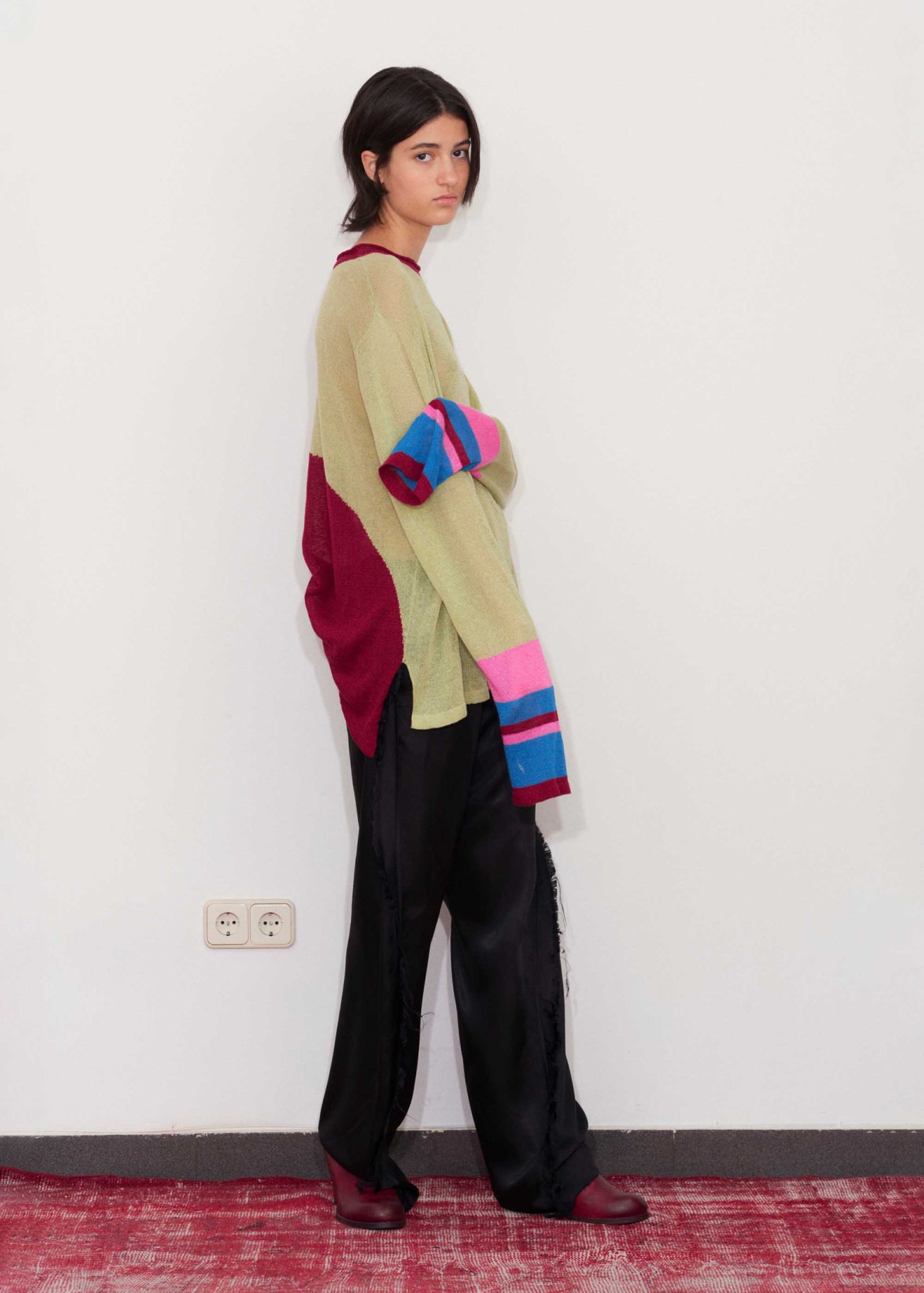 Beige Linen Sweater
