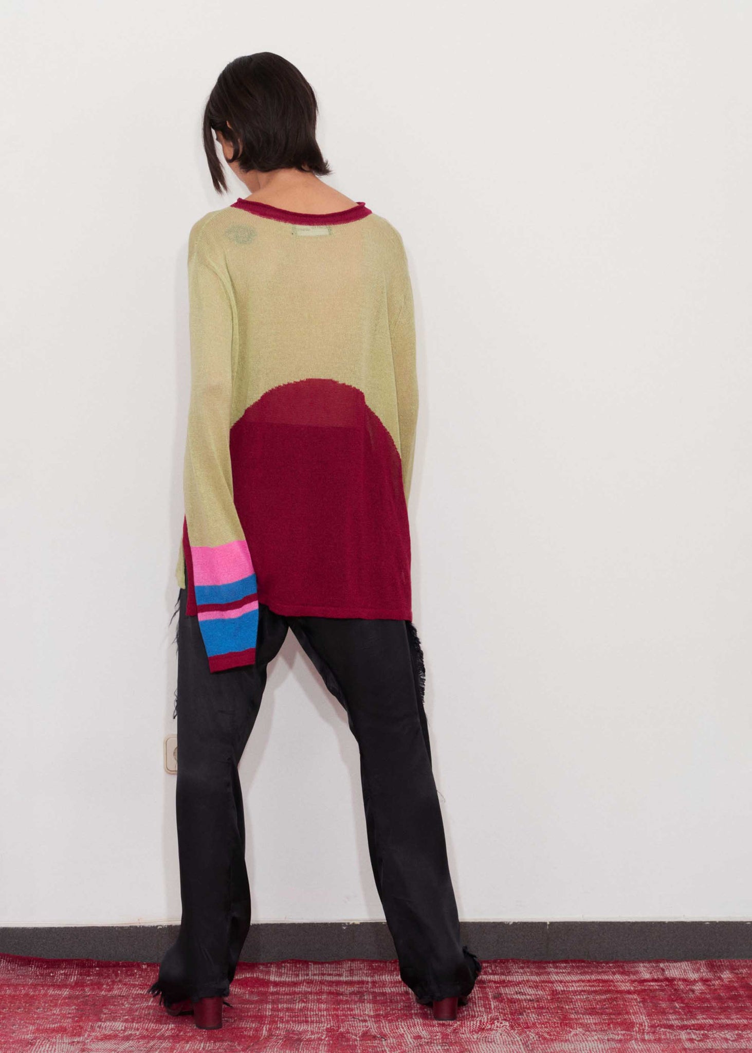 Beige Linen Sweater