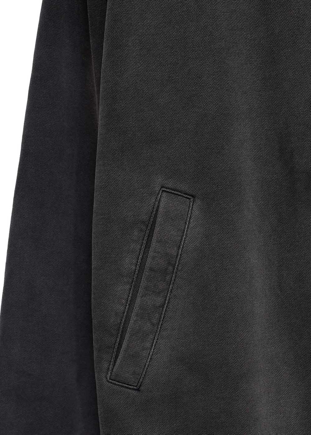 Washed Black Zip Hoodie