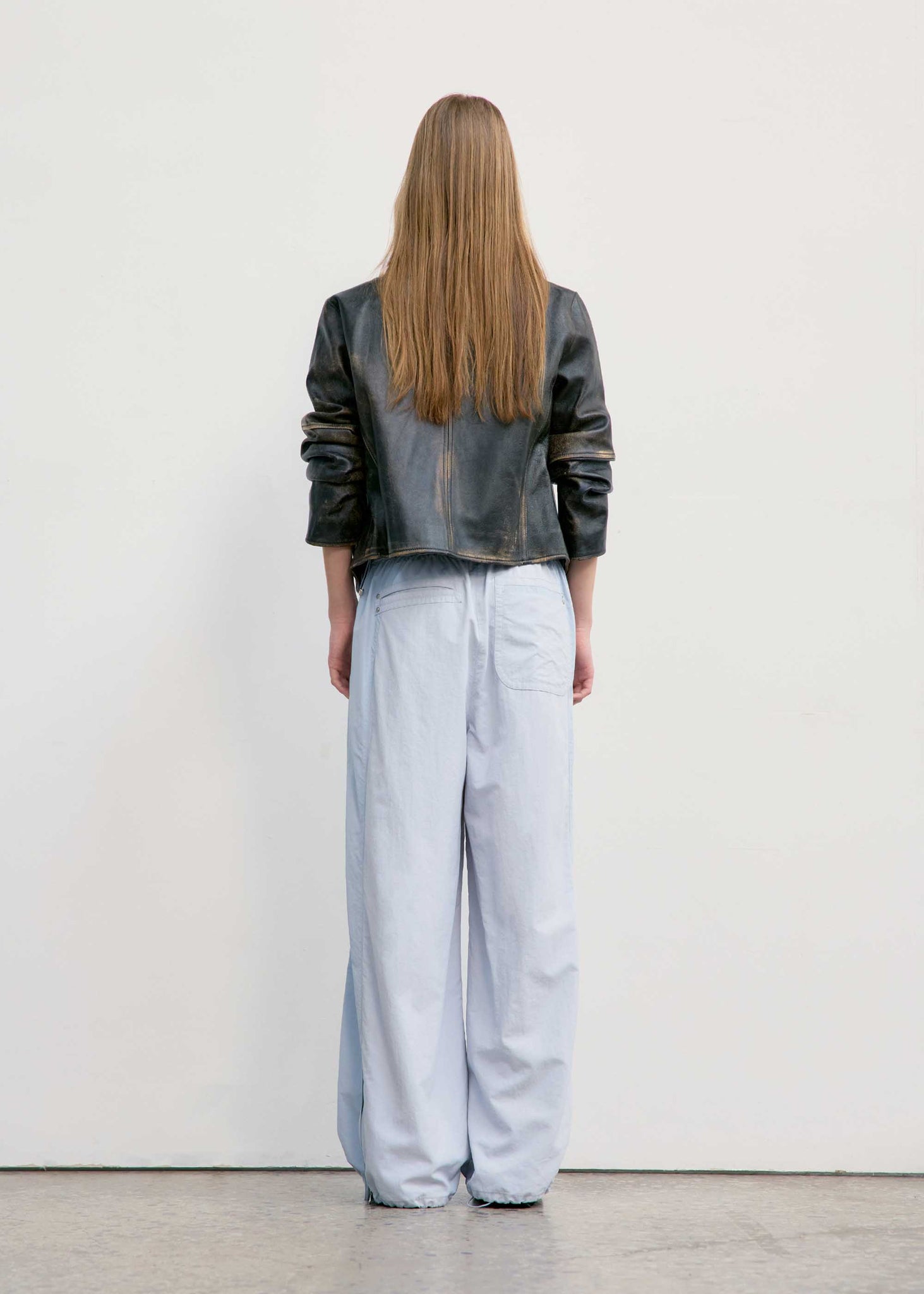 Light Blue Panelled Track Trouser