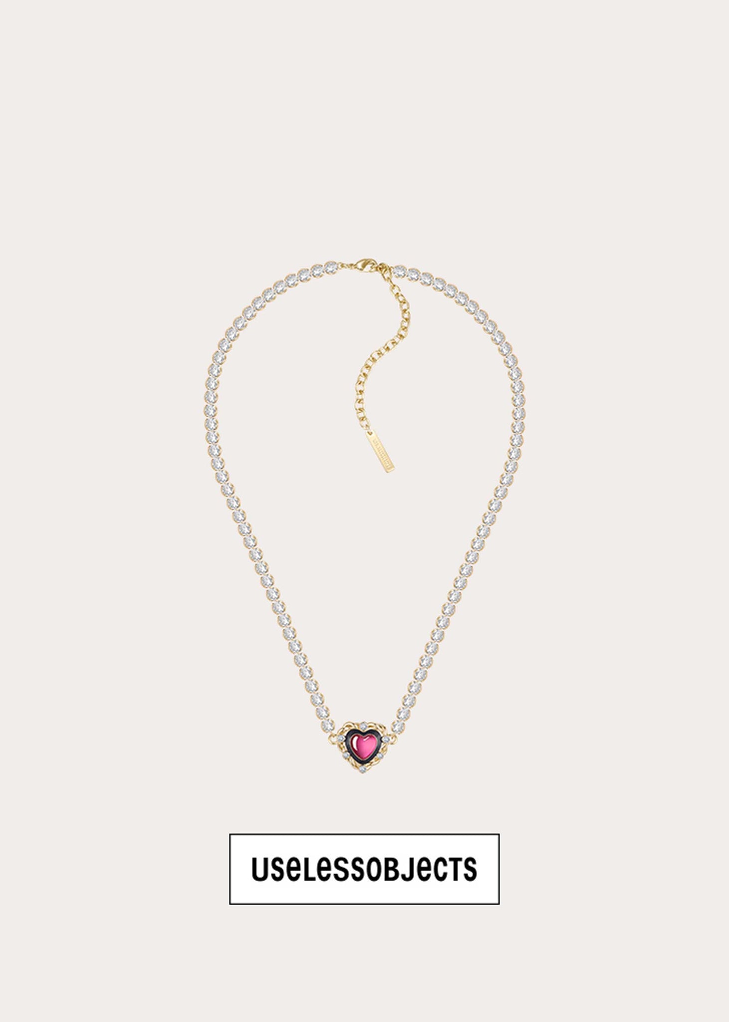Pink Venom Heart Necklace