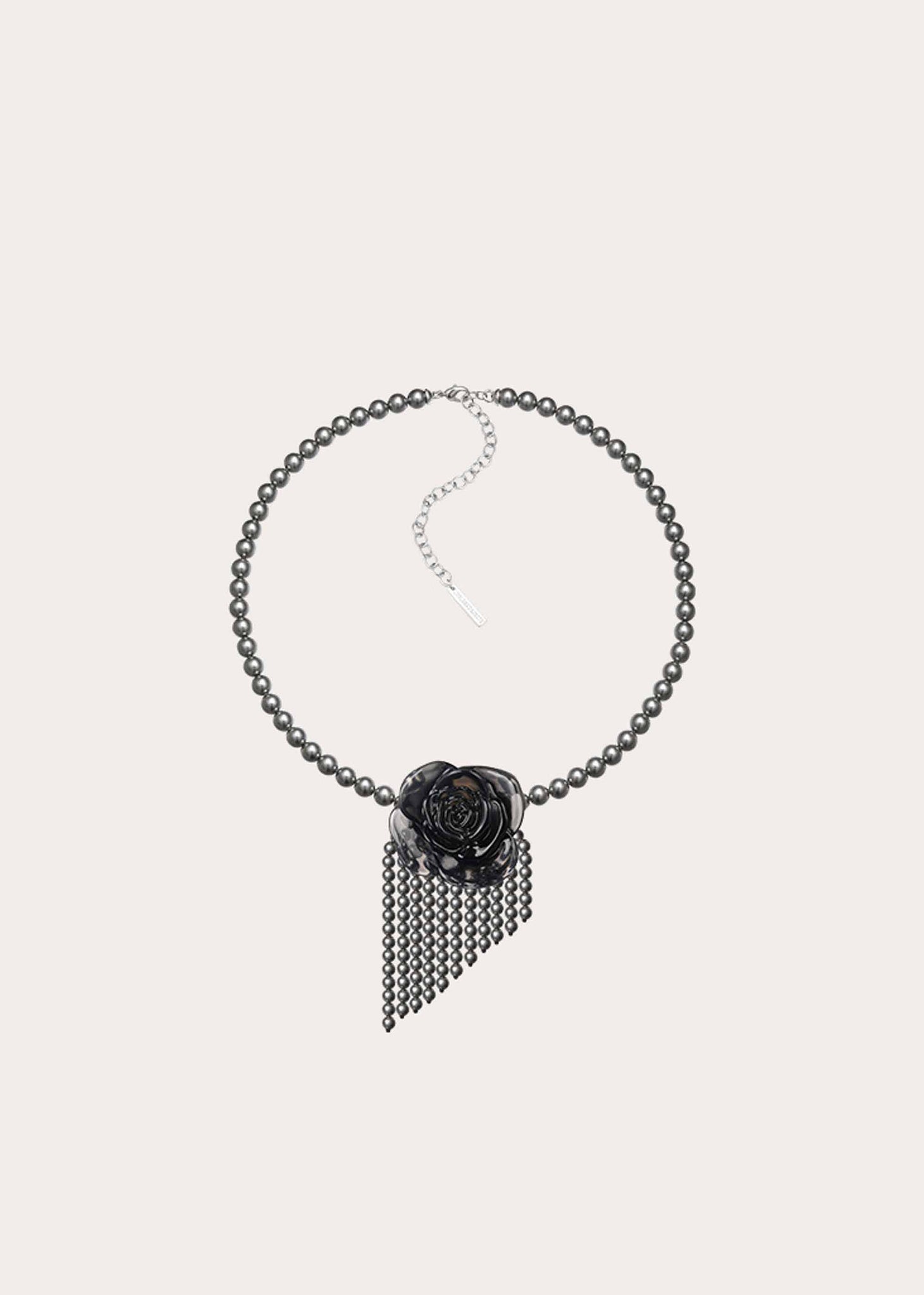 Black Rose Pearl Necklace