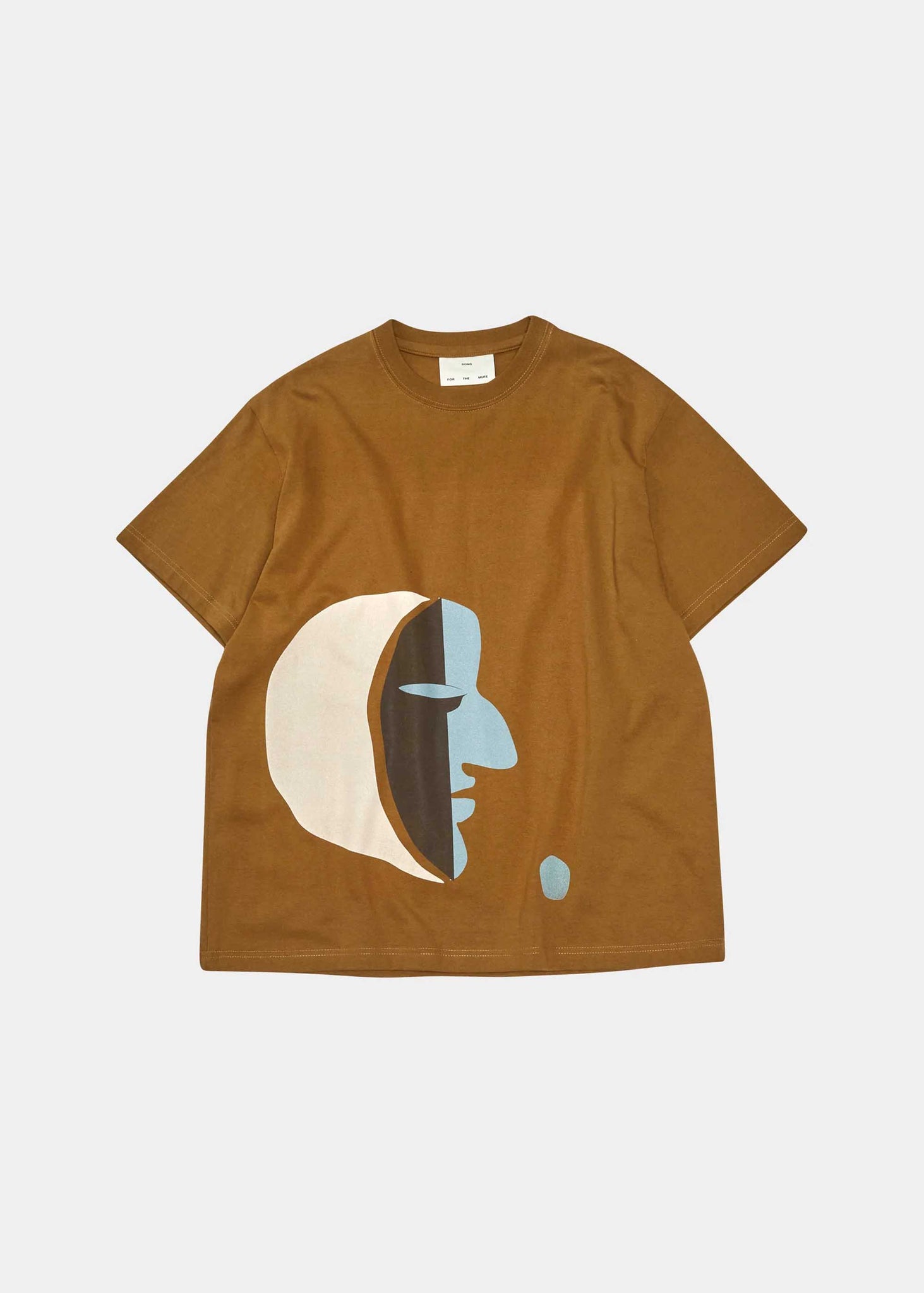 Brown Face Graphic T-Shirt