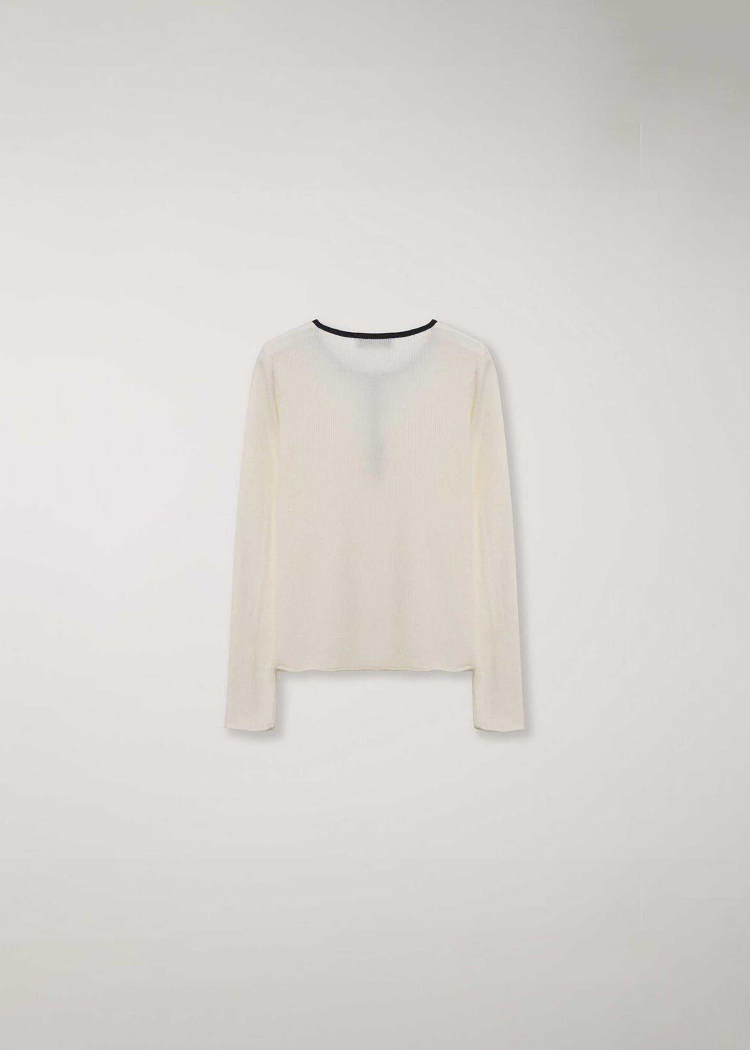 Off-White Rib-Knit Henley