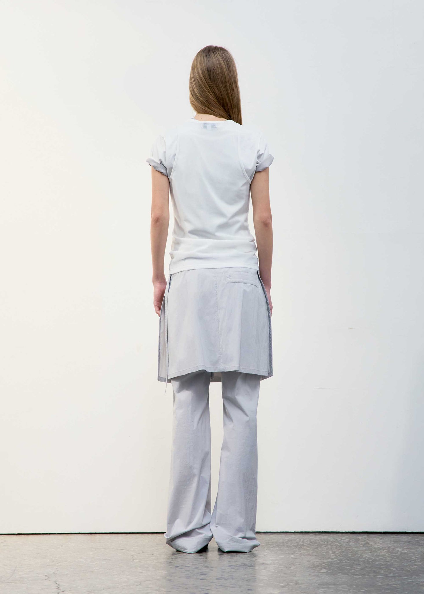 White ‘Homage’ Cropped T-Shirt