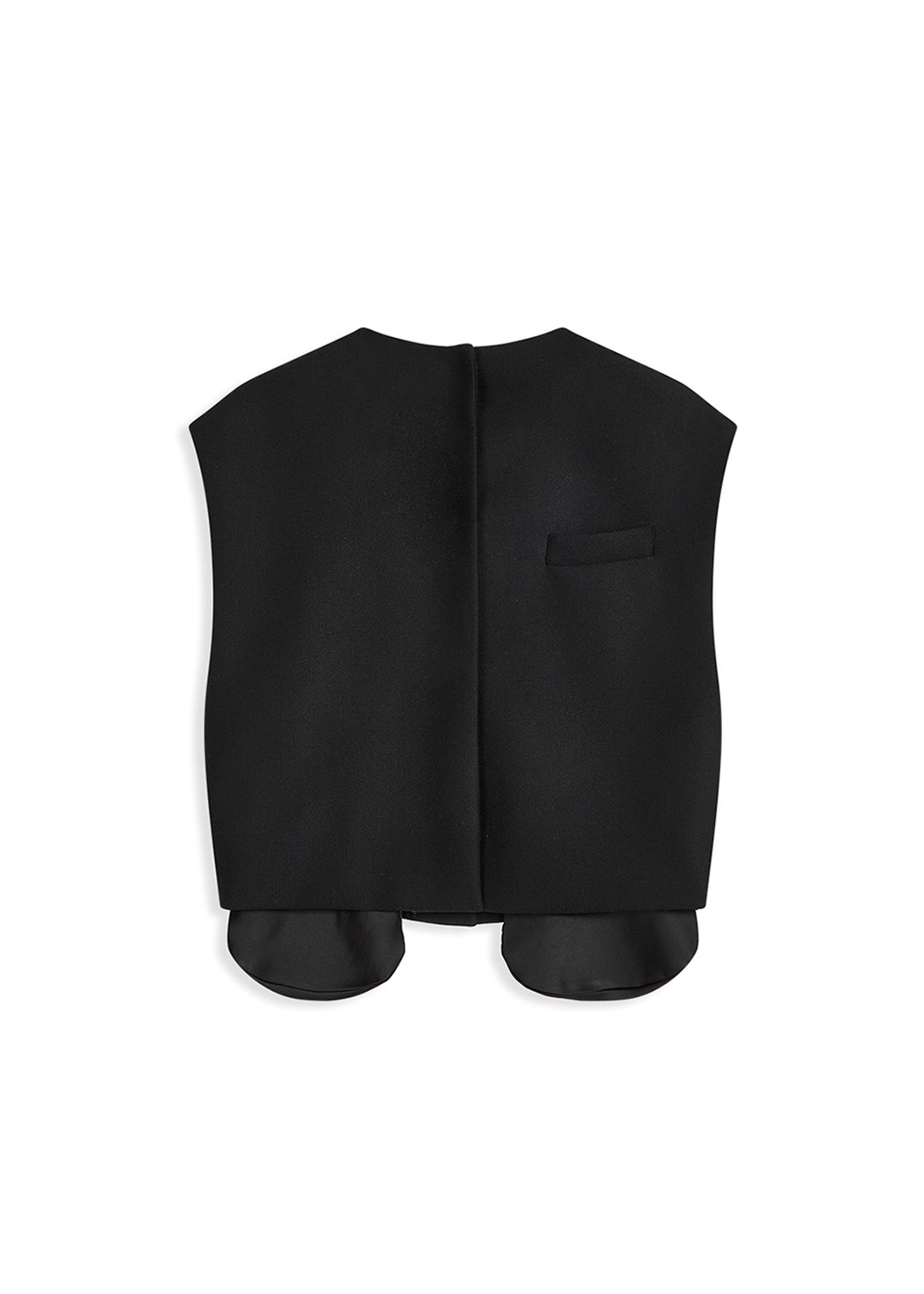 Black Deep-pocket Vest