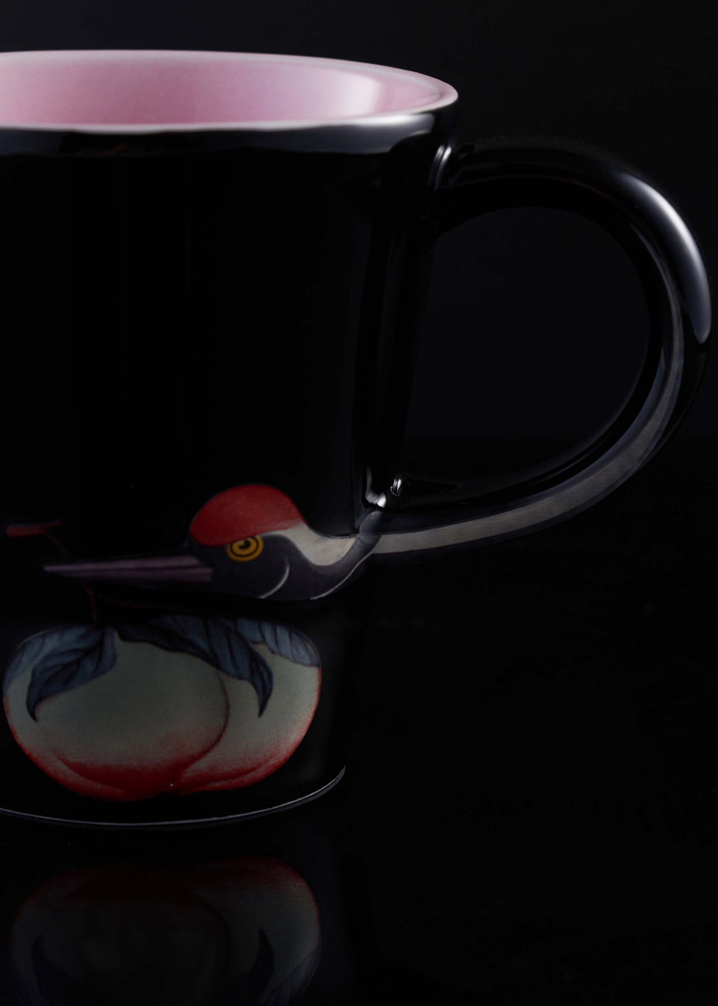 Black Crane Mug