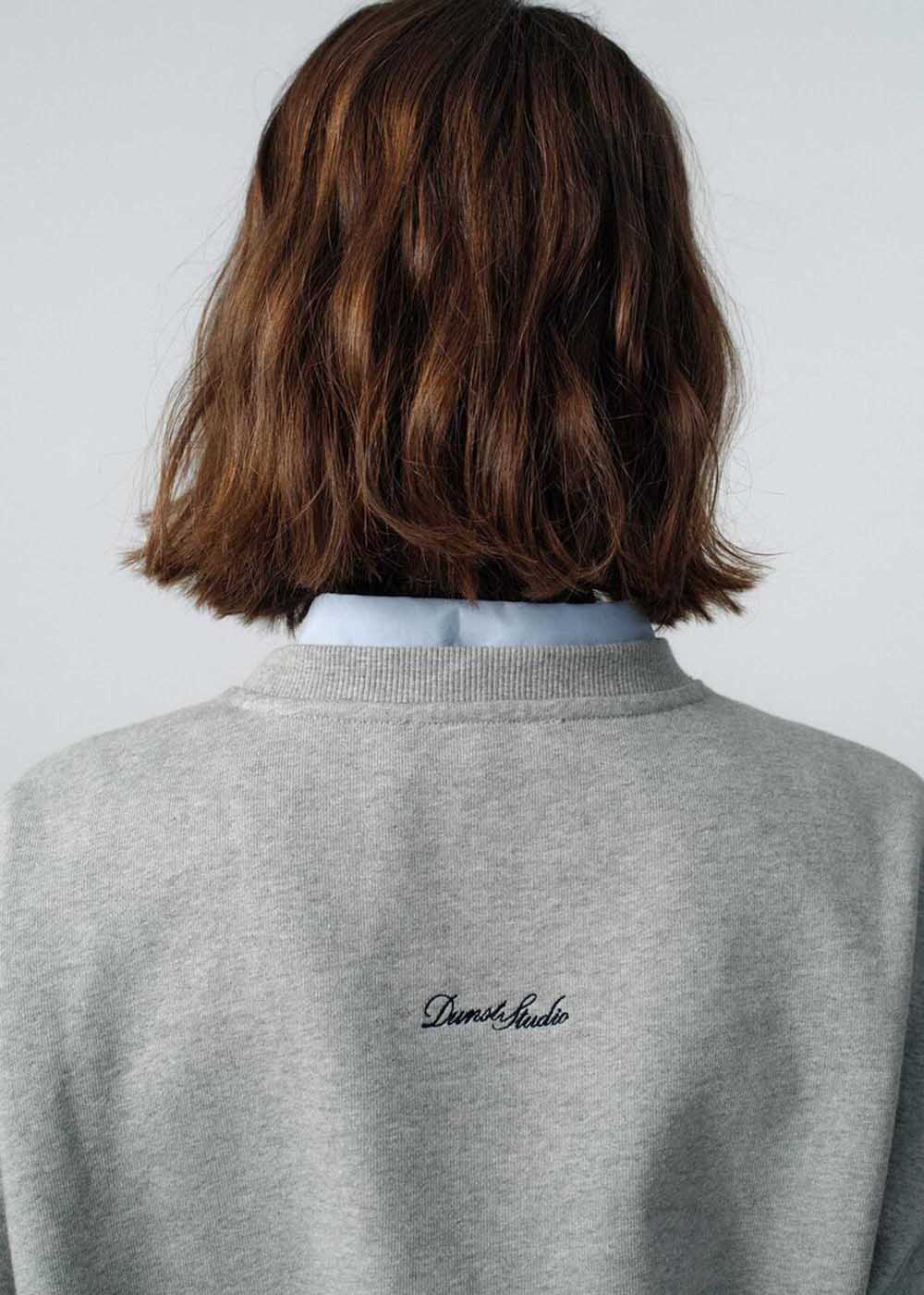 Grey Collegiate Logo Sweatshirt