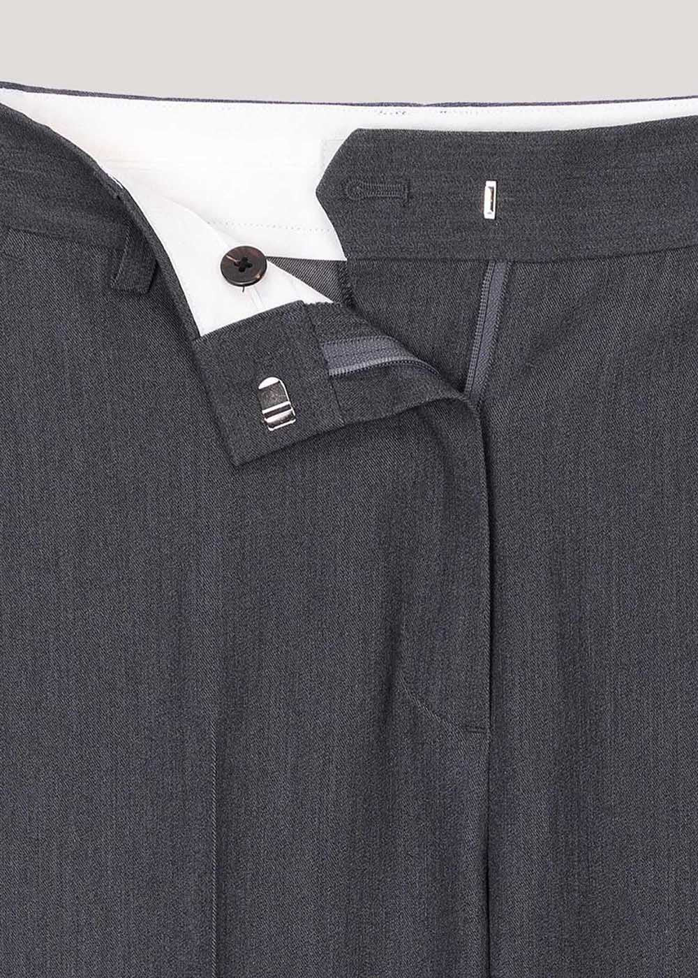 Dark Grey Straight Trouser