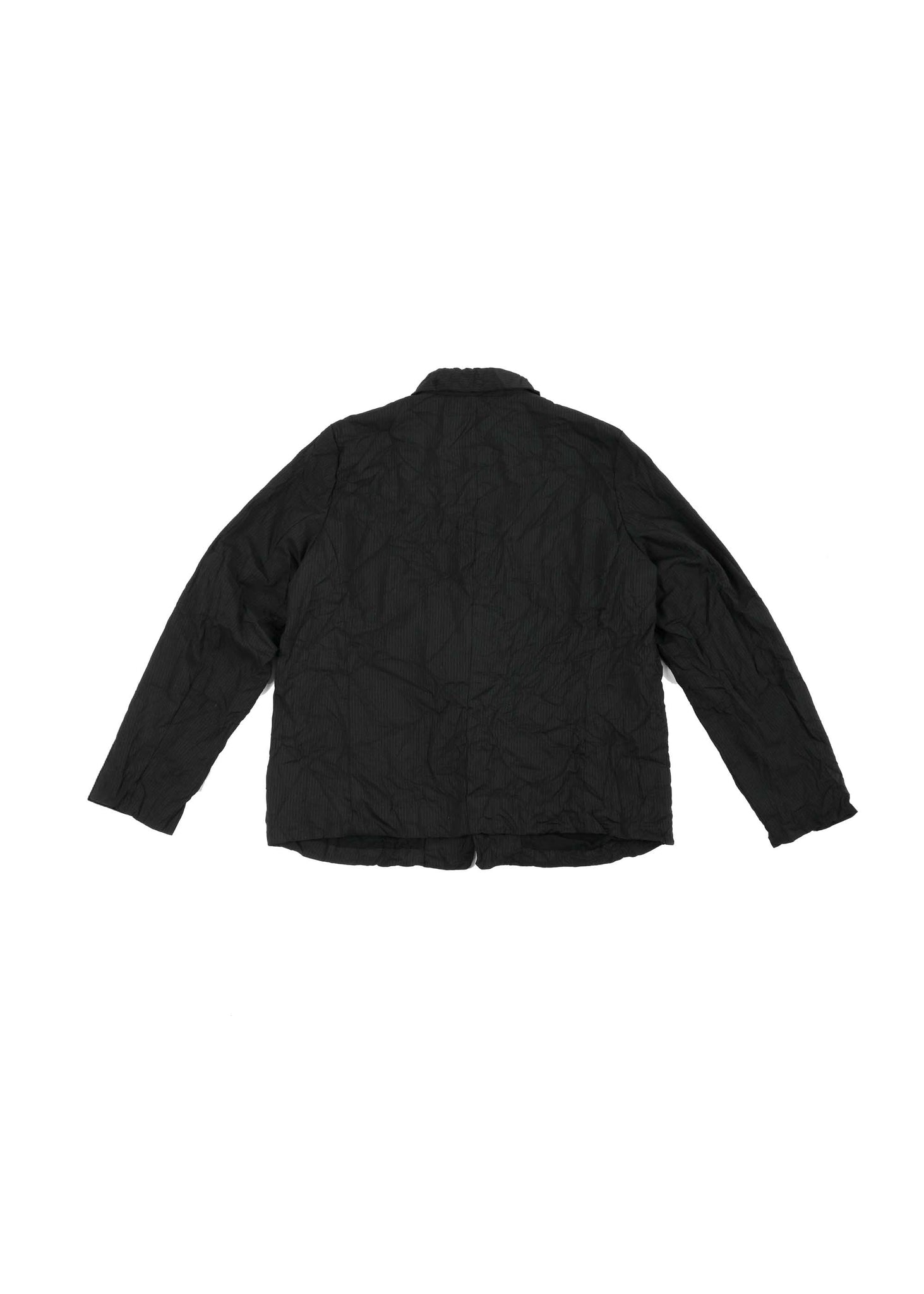 Black Crinkle Worker Jacket