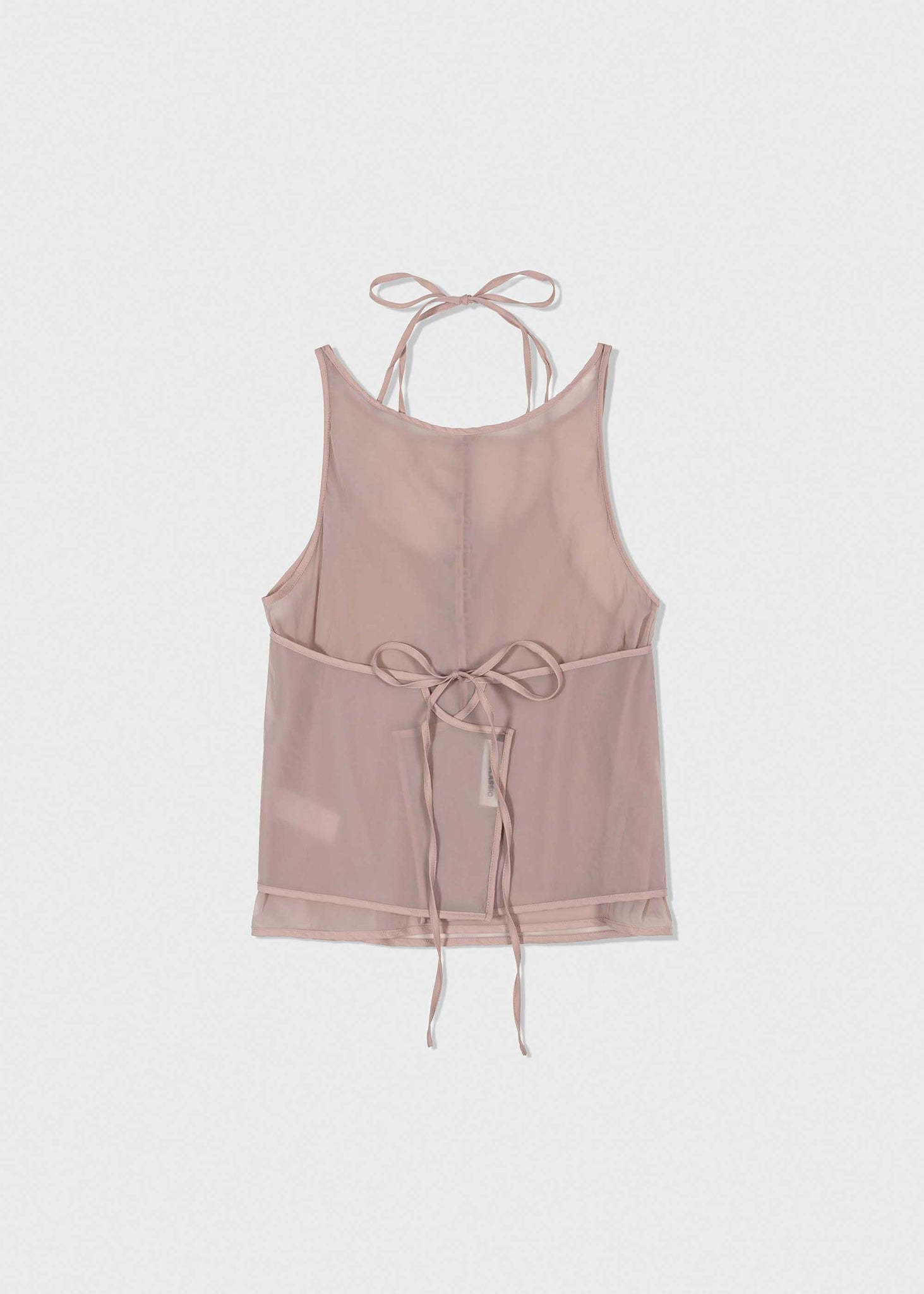 Pink Sheer Layered Top