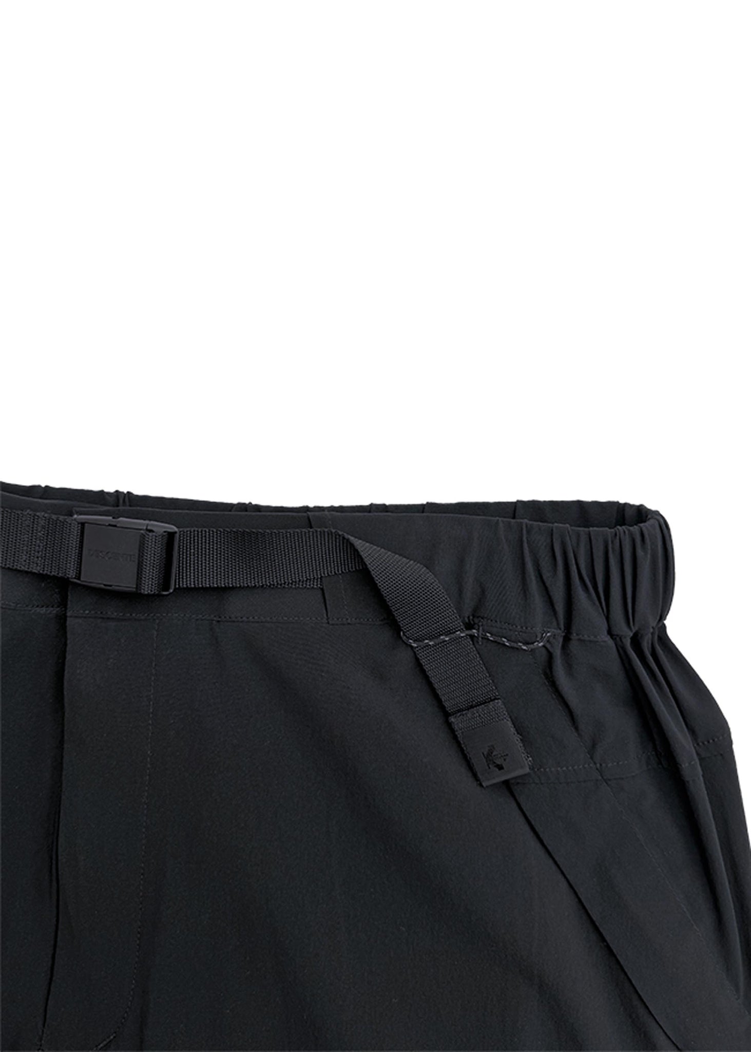 Black Wide Tech Cargo Pants