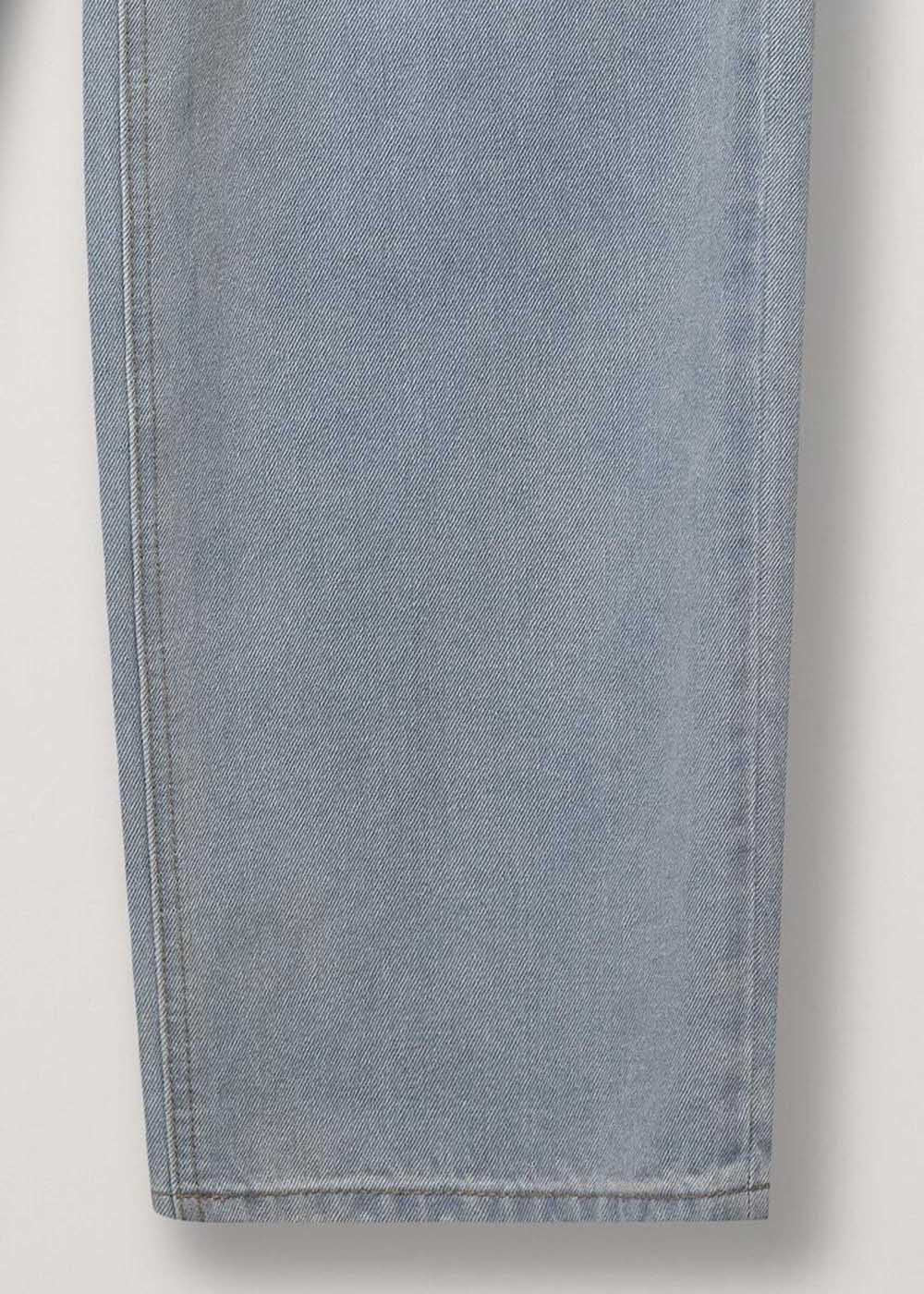 Light Blue Relaxed Wide-Leg Jean