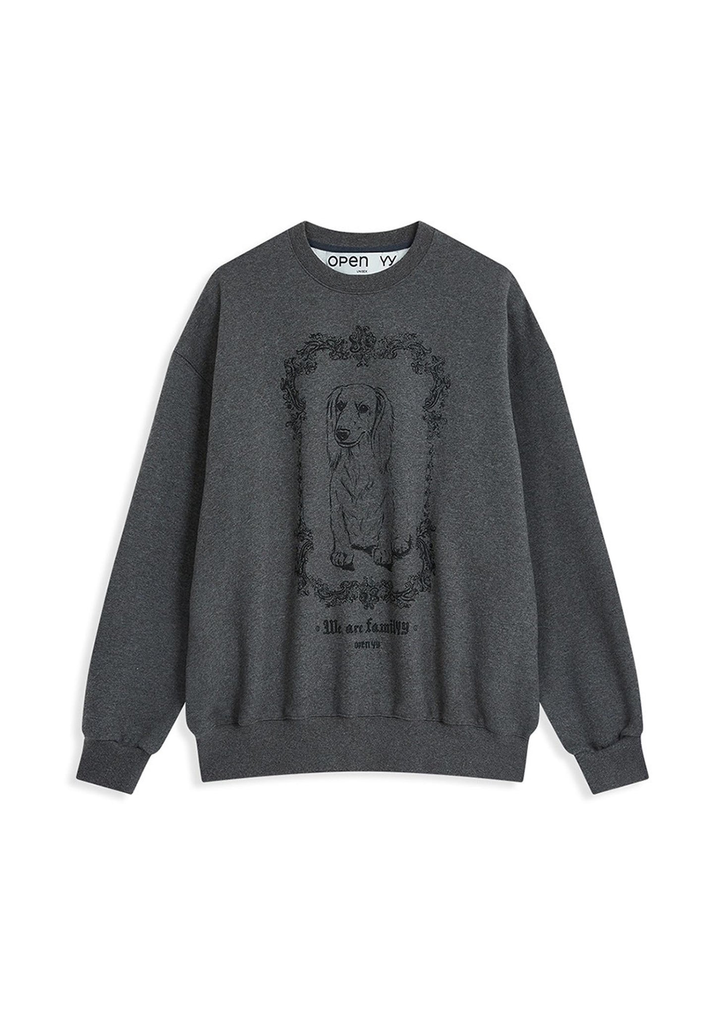 Charcoal Puppy Sweatshirt