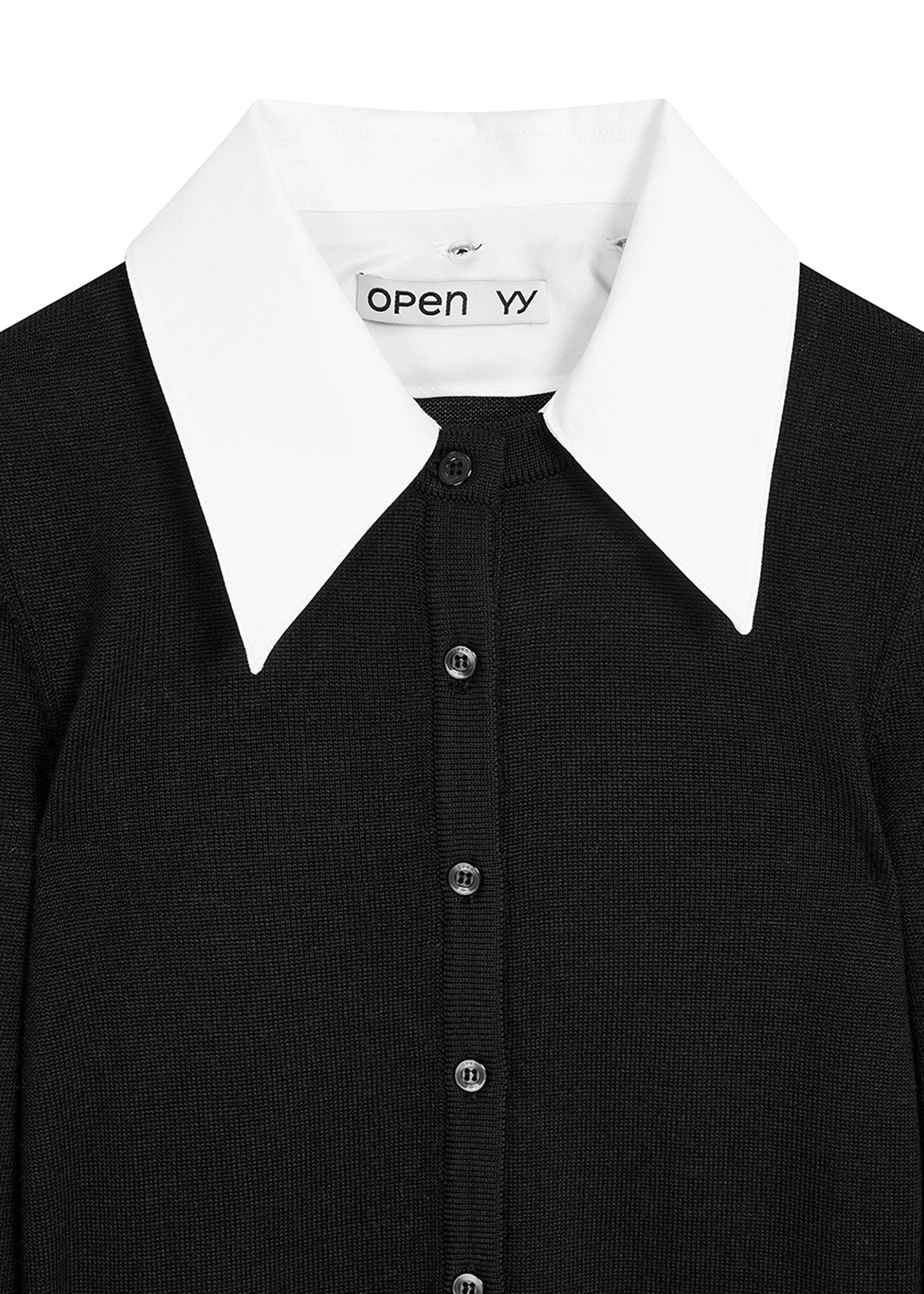 OPEN YY: Black Layered Cardigan | 157 Moments – 157Moments