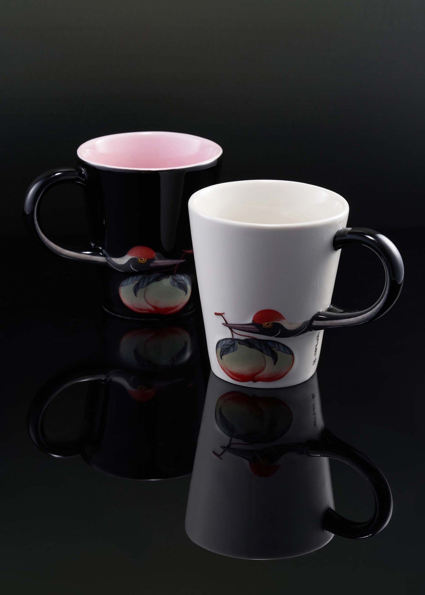 Black Crane Mug