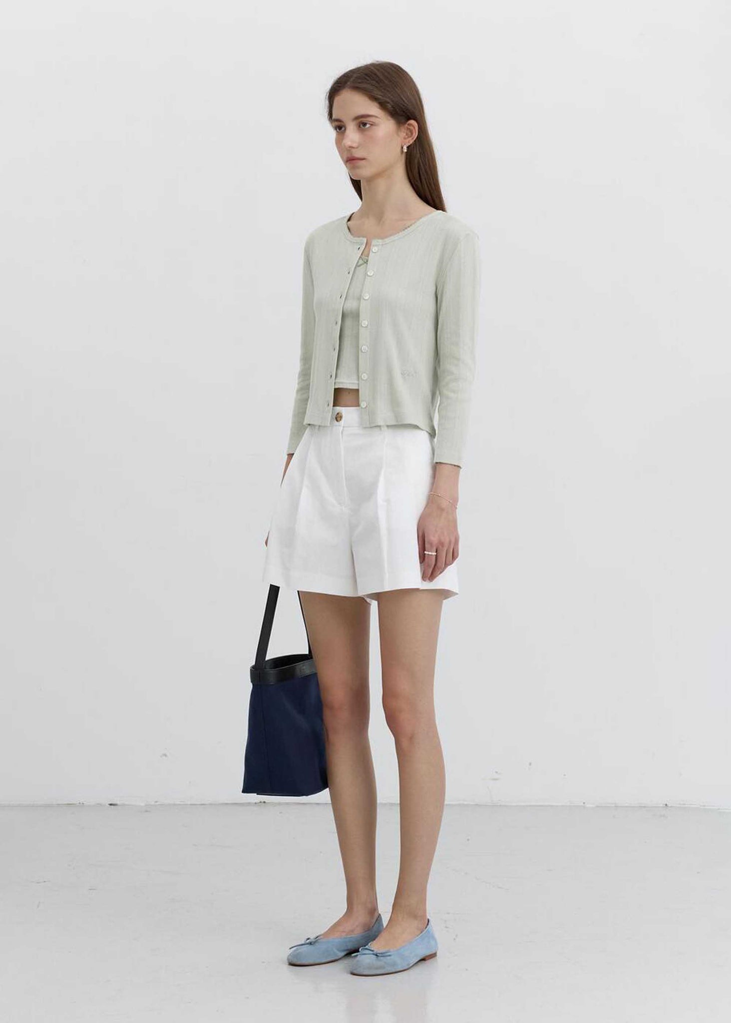Pink Pointelle Cardigan