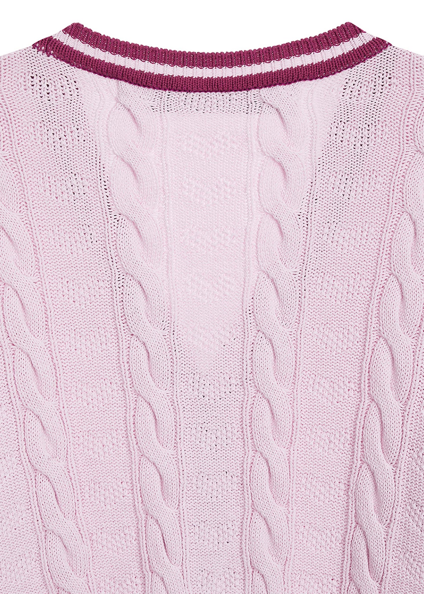 Pink Heart Knit Cardigan