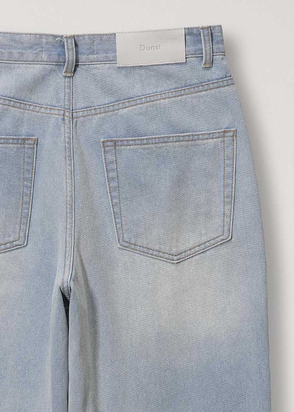 Light Blue Relaxed Wide-Leg Jean