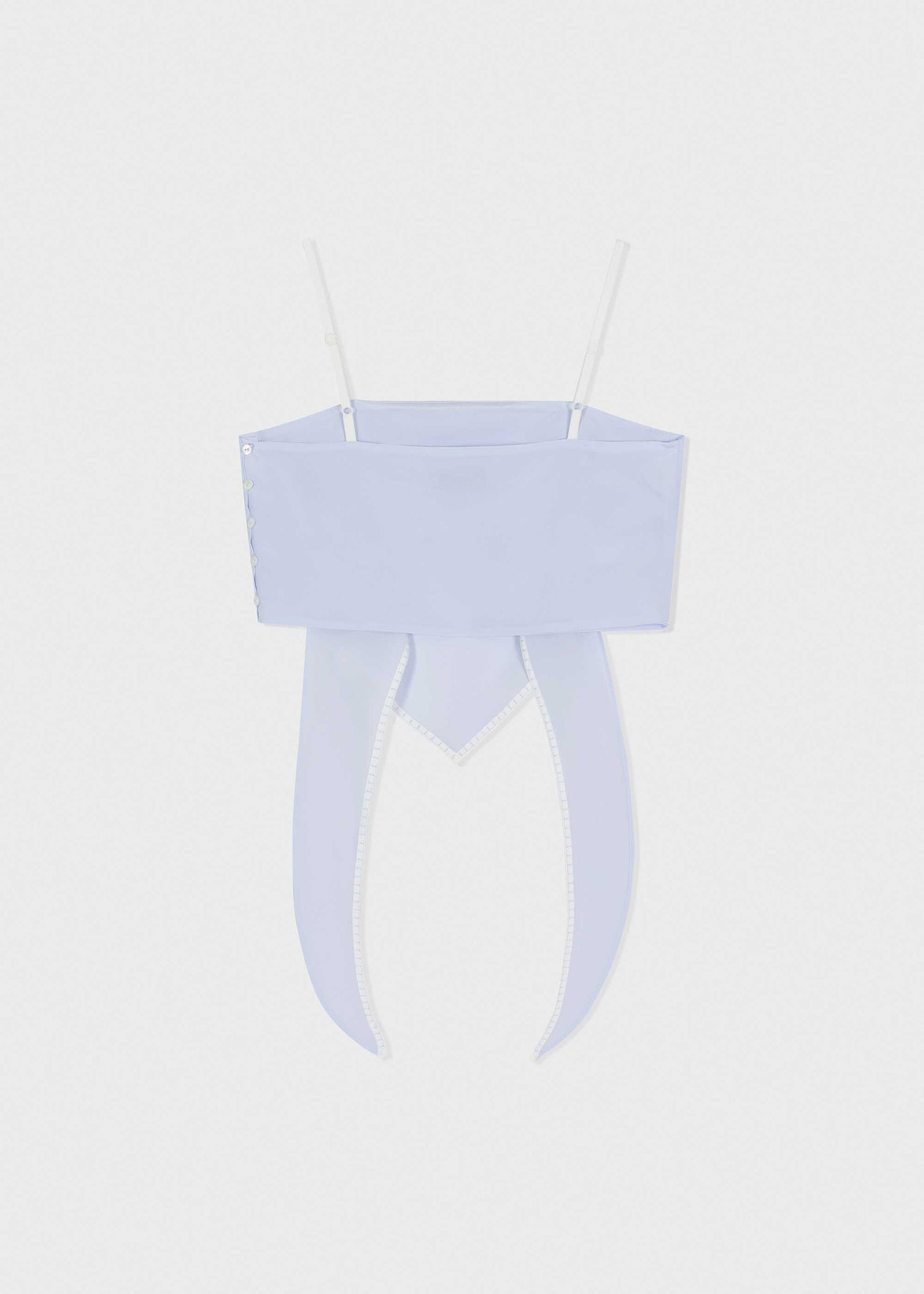 Light Blue Draped Camisole Top