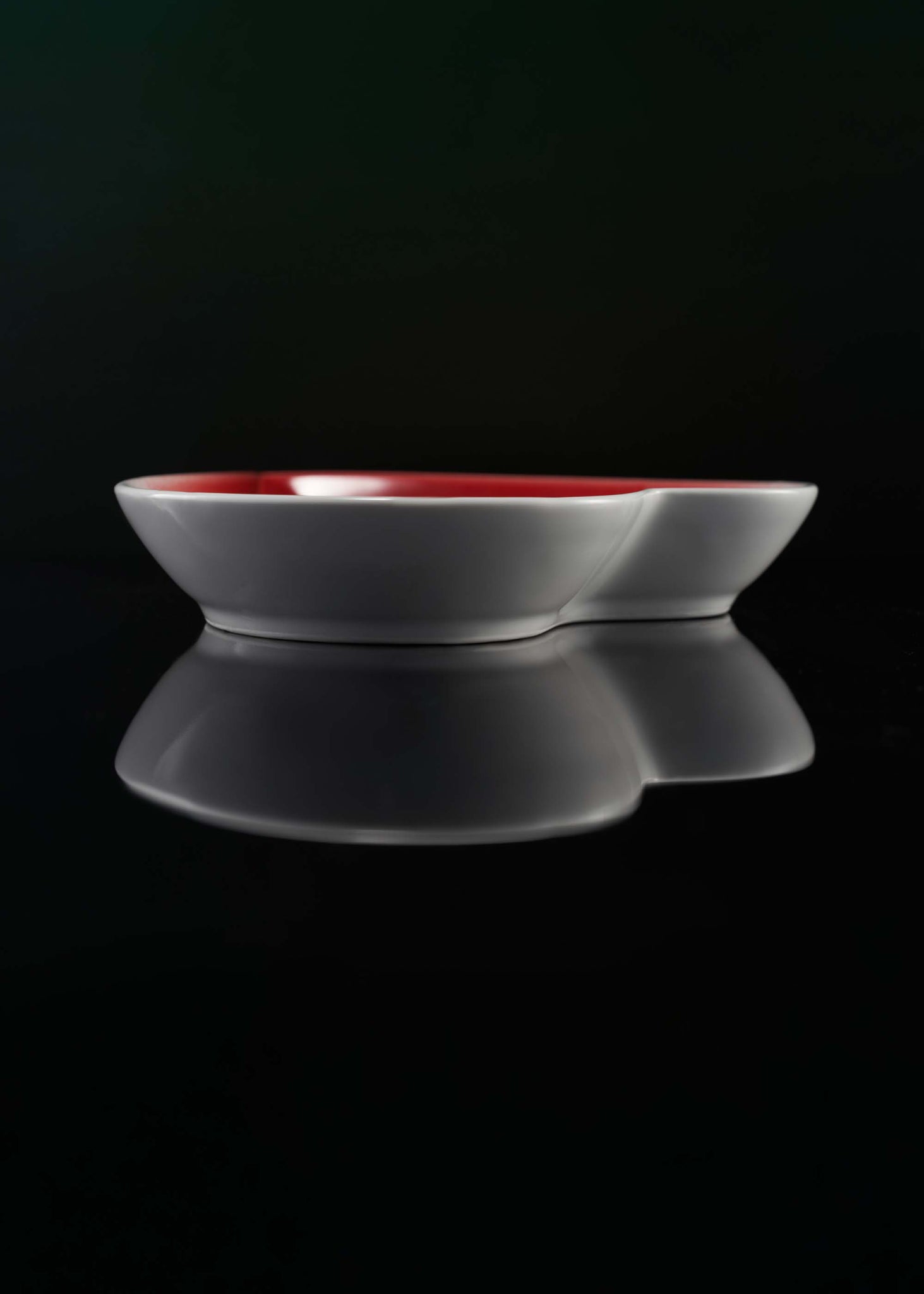 Red Peach Serving Plate