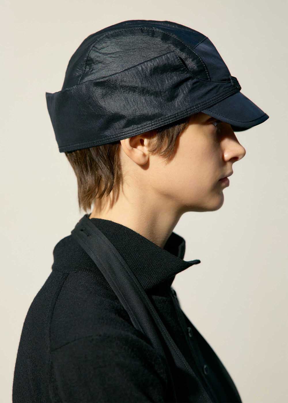 Black Aviator Cap