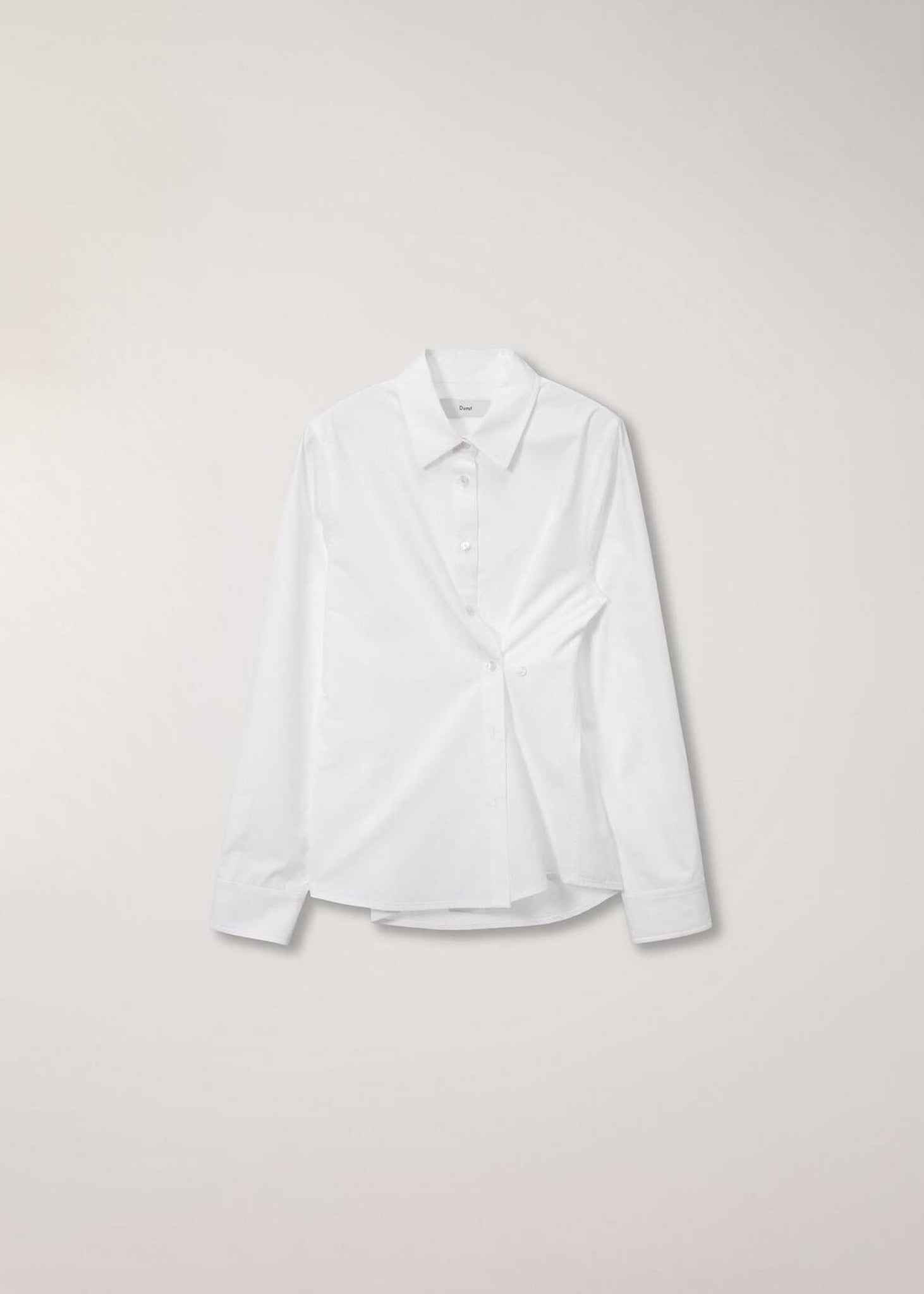White Two-Way Wrap Shirt
