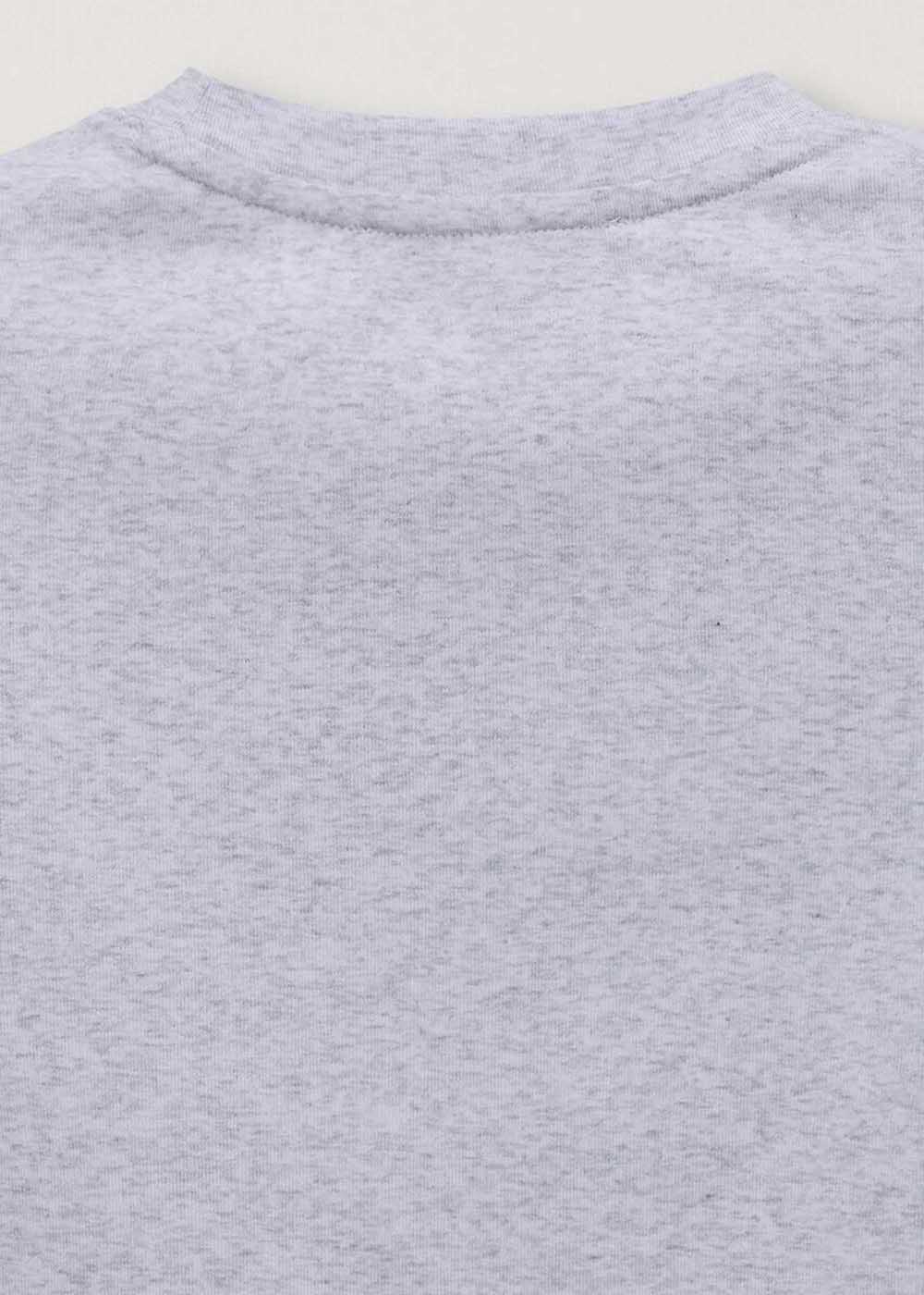 Grey Crescent Hem Mini T-Shirt
