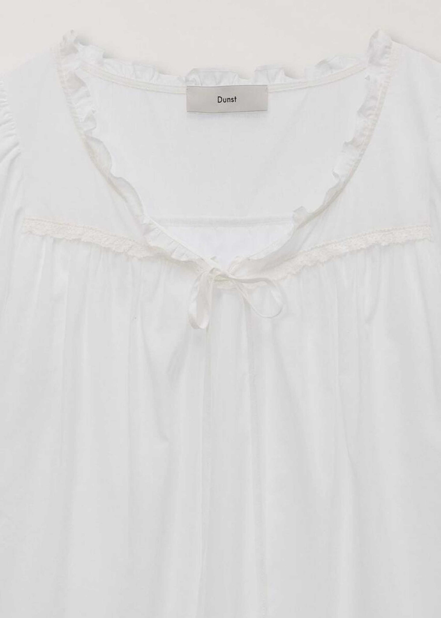 White Puff Sleeve Mini Dress