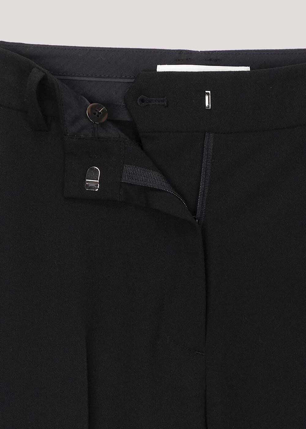 Black Straight Trouser