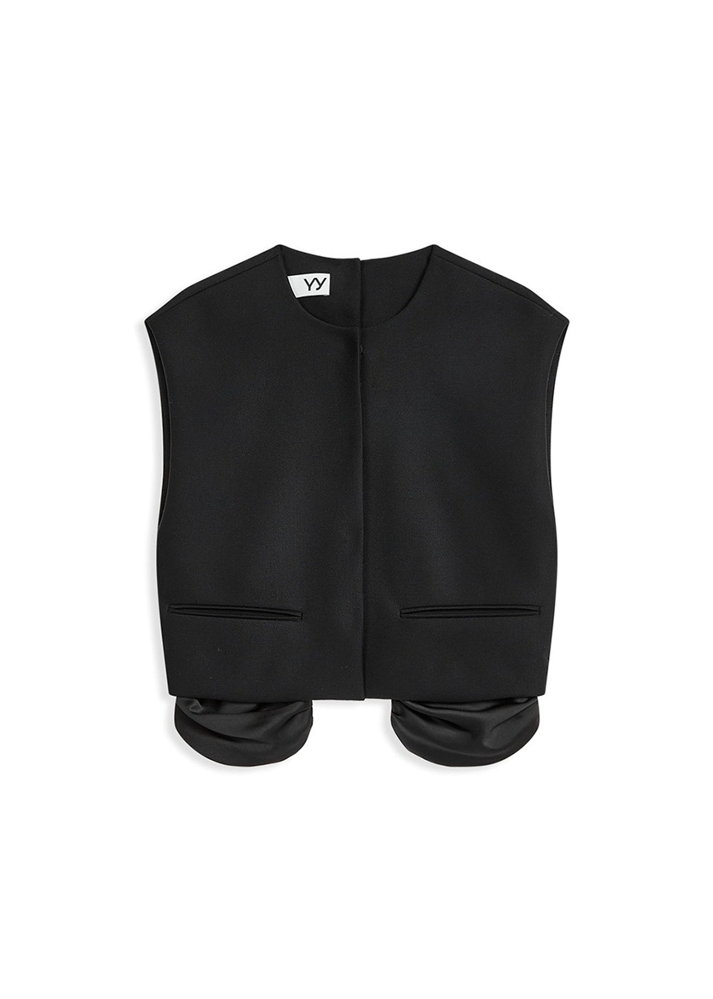 Black Deep-pocket Vest