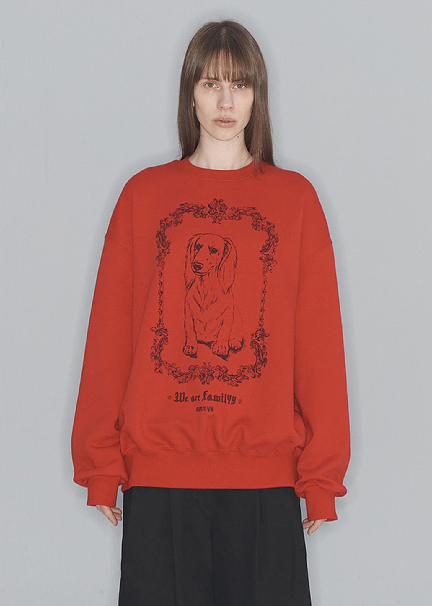 Red Puppy Sweatshirt