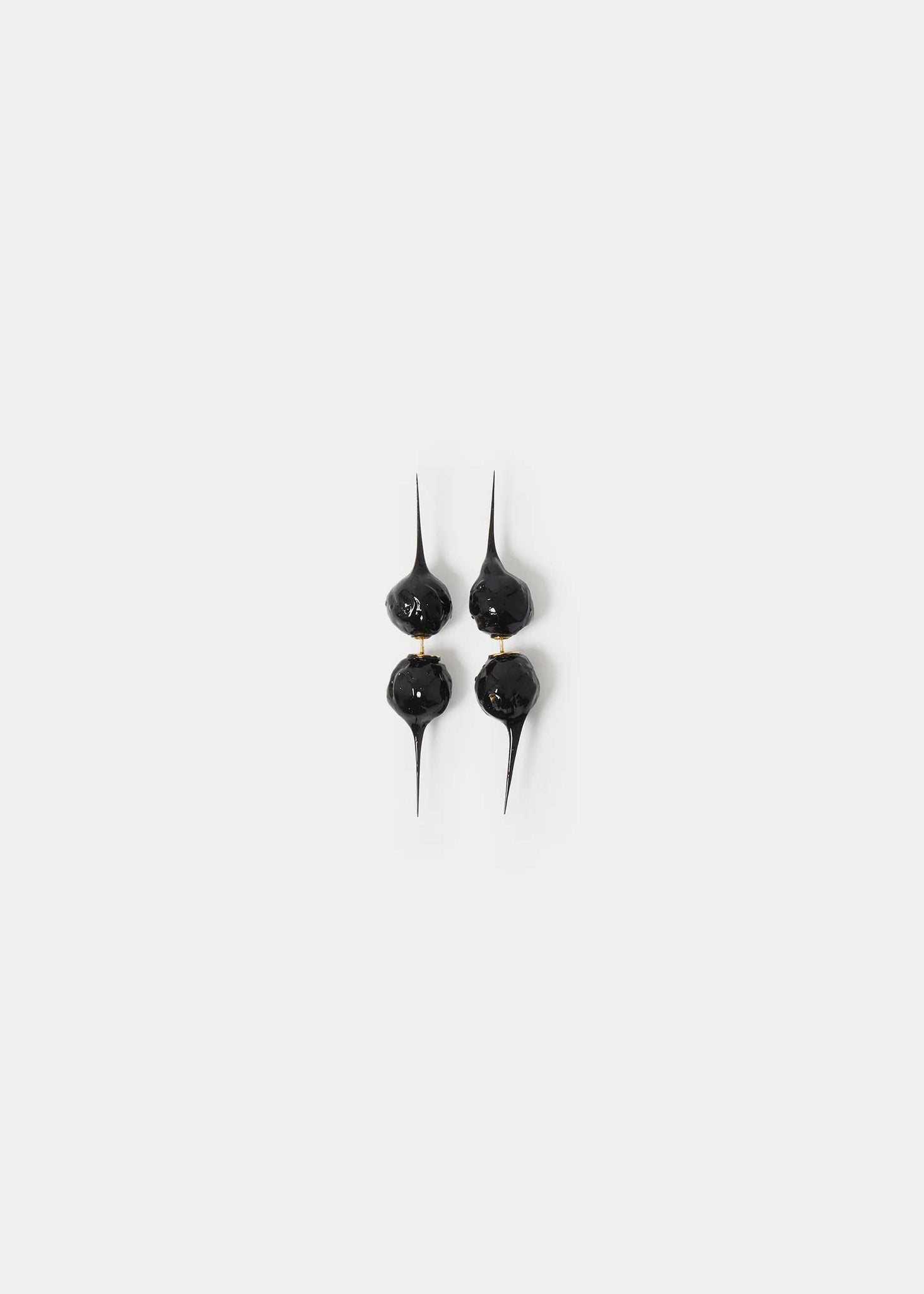 Black Drop Earrings