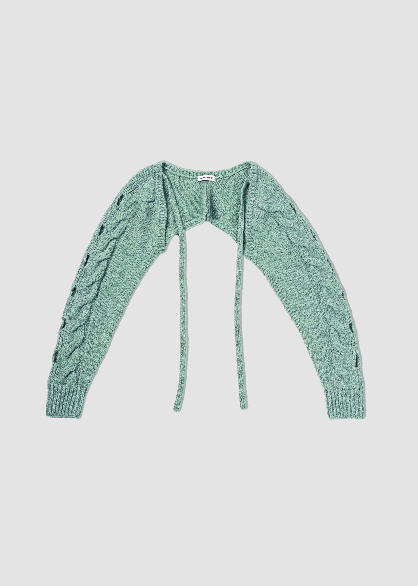 Mint Knit Cardigan and Vest Set