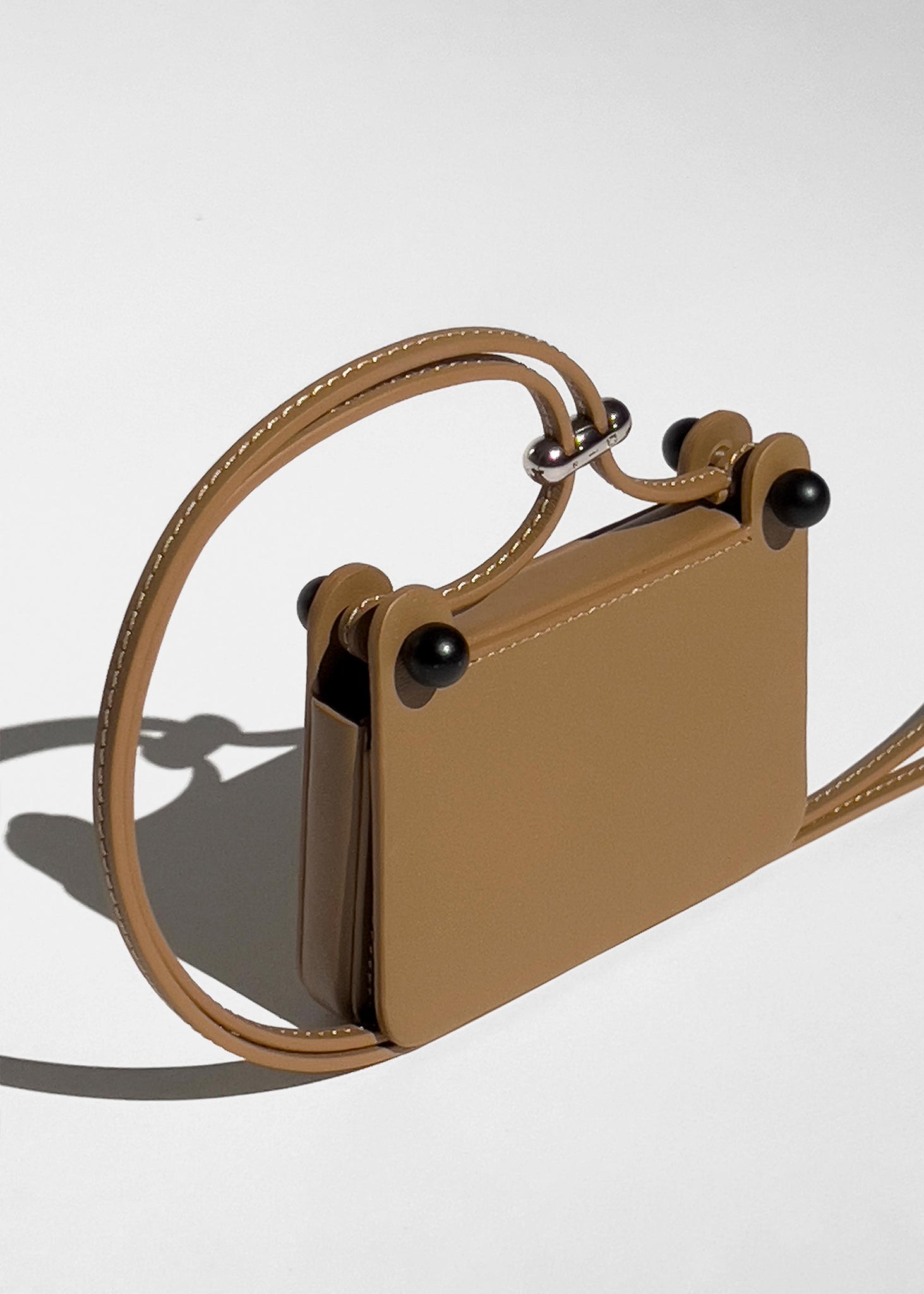 Caramel Cassette Crossbody Bag