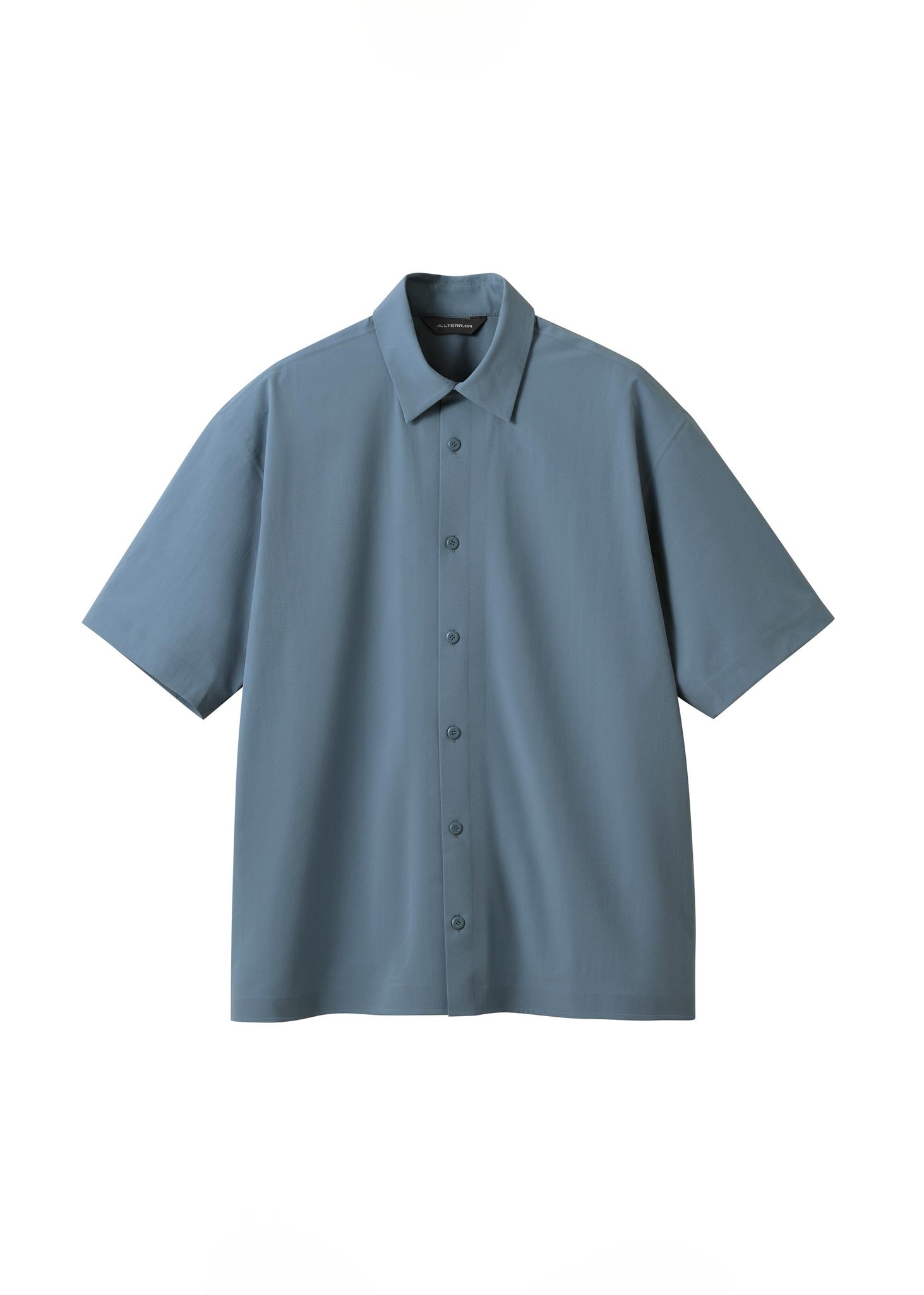 Blue Airflow Half-Sleeve Shirt