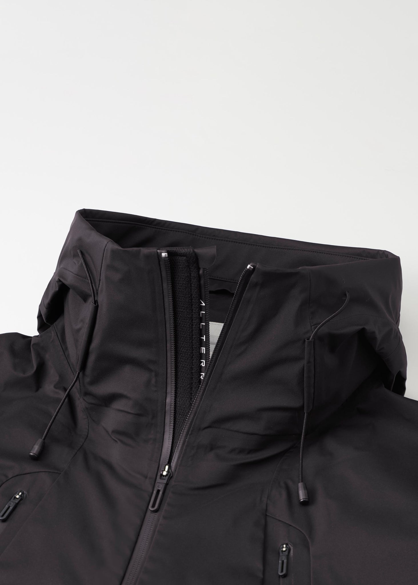 Black Hard Shell Jacket "CREAS"